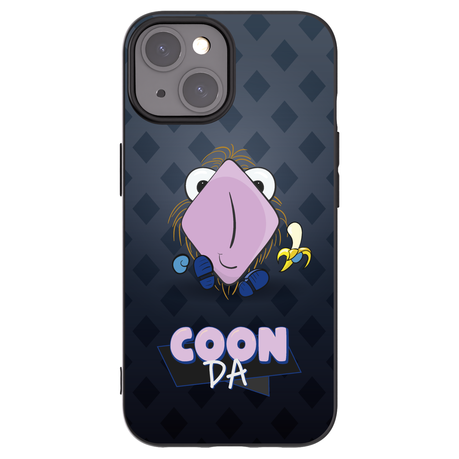 Picasee silikonový černý obal pro Apple iPhone 15 - COONDA chlupatka - tmavá