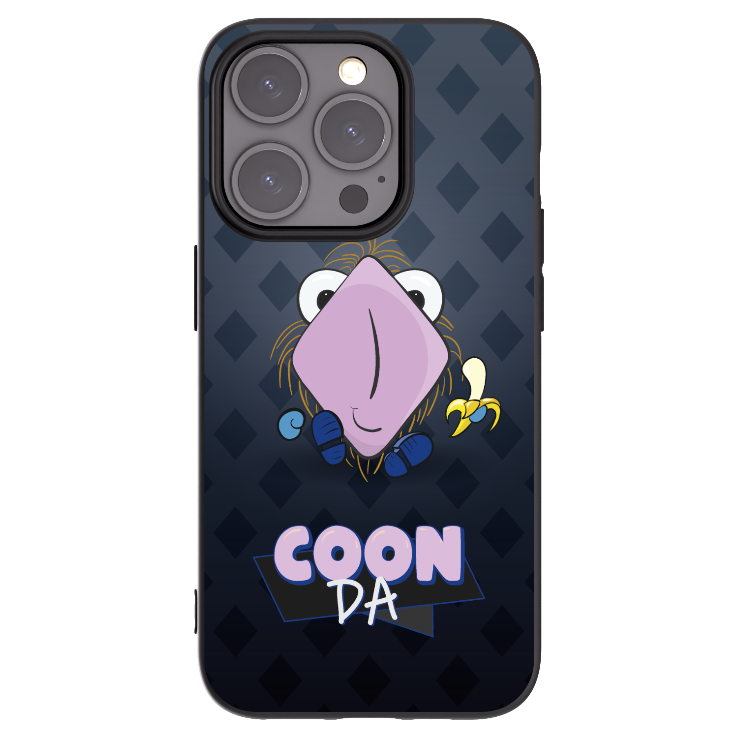 Picasee silikonový černý obal pro Apple iPhone 15 Pro - COONDA chlupatka - tmavá