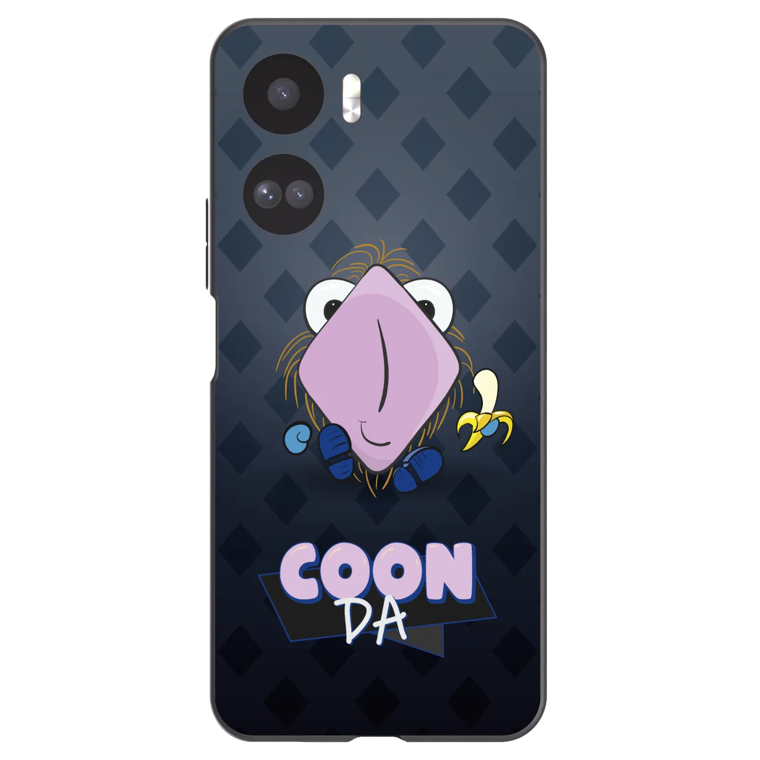 Picasee silikonový černý obal pro Honor 90 Lite 5G - COONDA chlupatka - tmavá