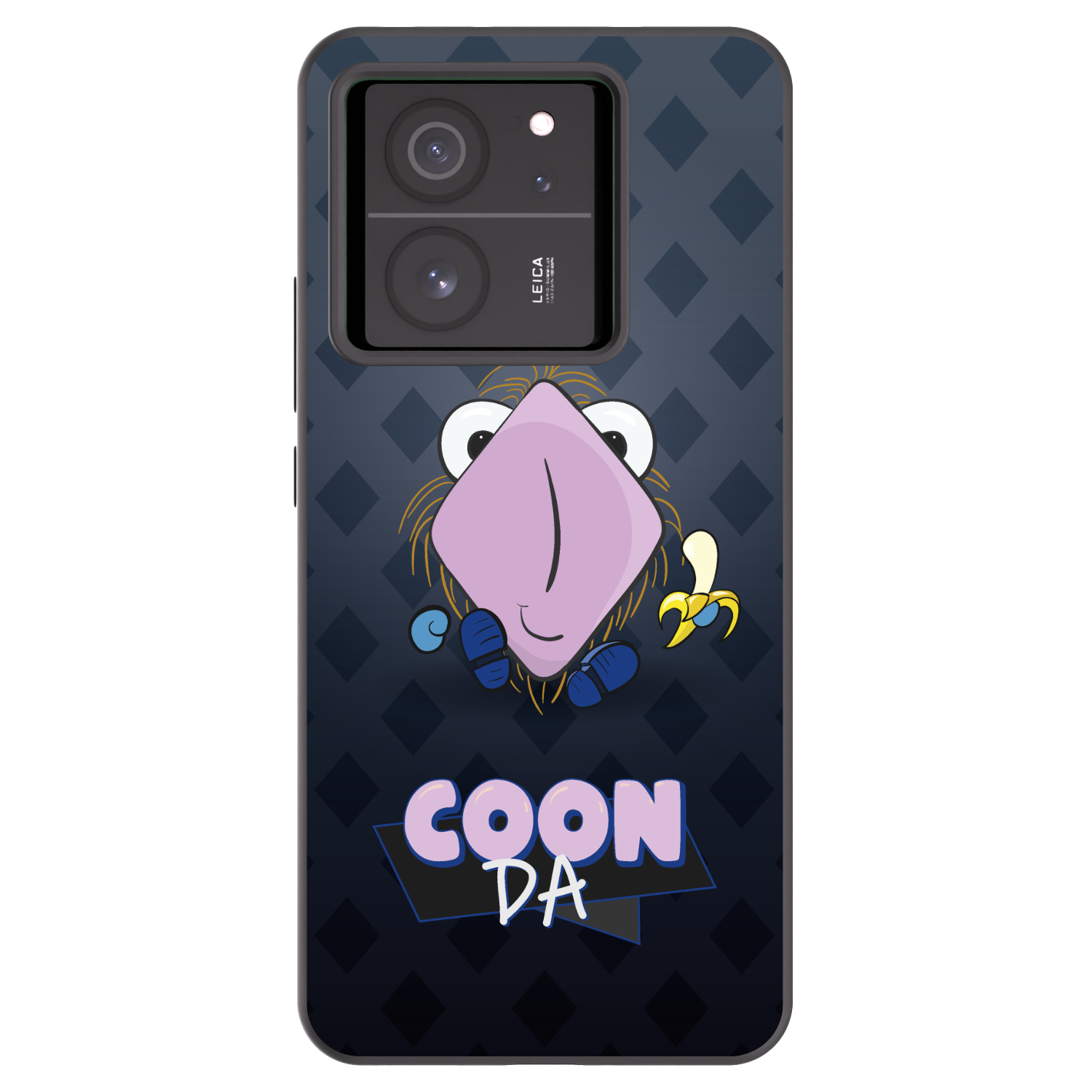 Picasee silikonový černý obal pro Xiaomi 13T - COONDA chlupatka - tmavá