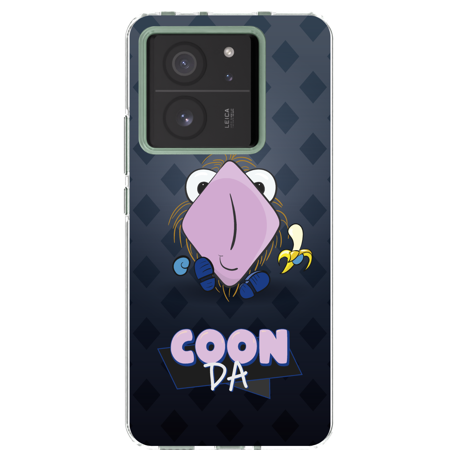 Picasee silikonový průhledný obal pro Xiaomi 13T - COONDA chlupatka - tmavá