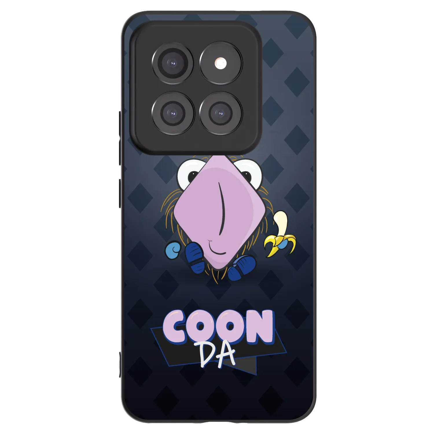 Picasee silikonový černý obal pro Xiaomi 14 Pro - COONDA chlupatka - tmavá