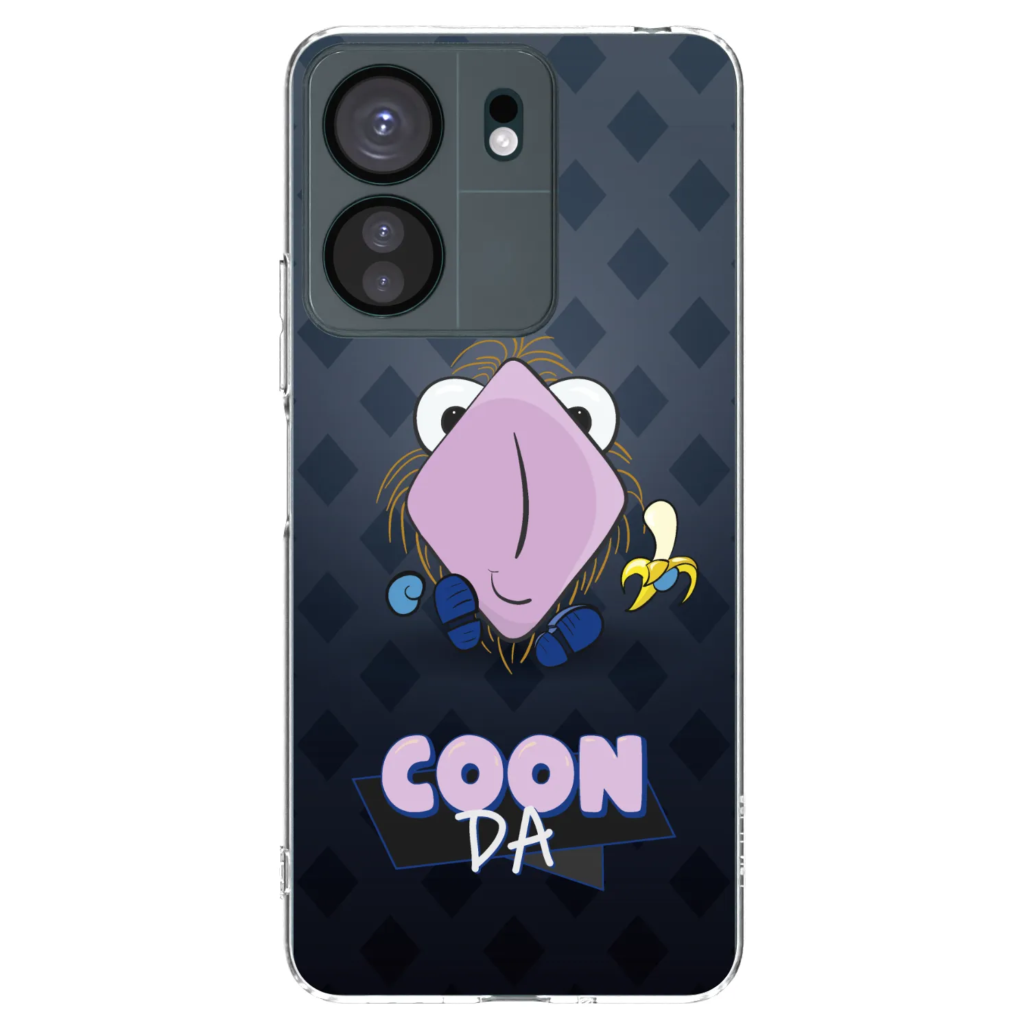 Picasee silikonový průhledný obal pro Xiaomi Redmi 13C 4G - COONDA chlupatka - tmavá