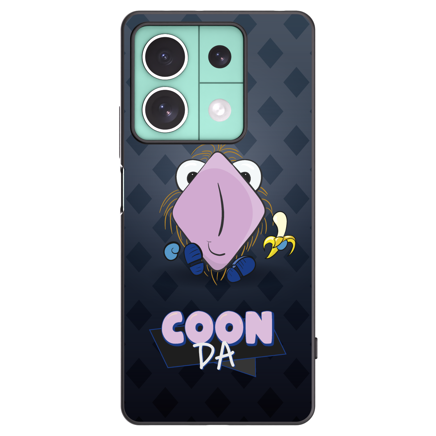 Picasee silikonový černý obal pro Xiaomi Redmi Note 13 5G - COONDA chlupatka - tmavá