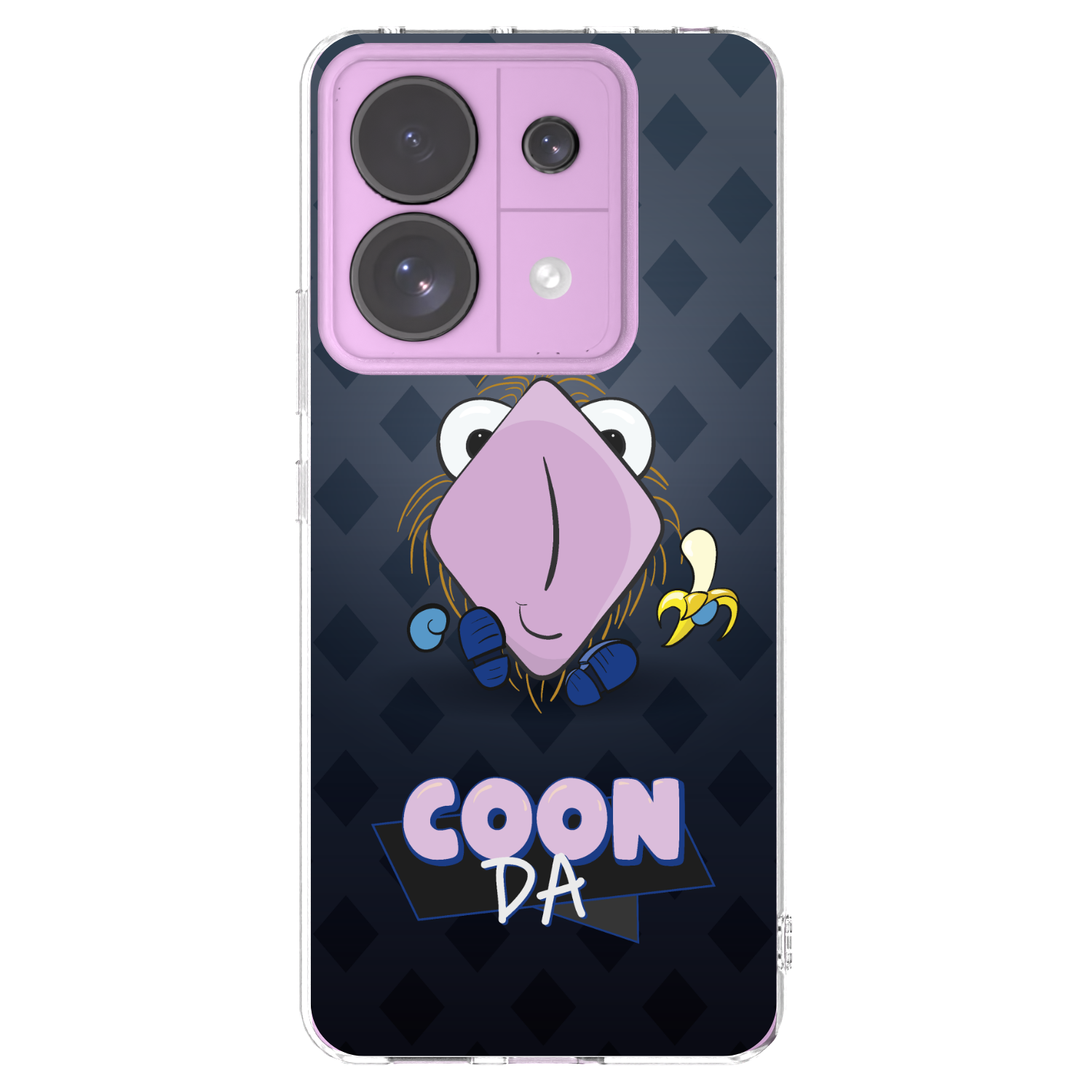 Picasee silikonový průhledný obal pro Xiaomi Redmi Note 13 Pro 5G - COONDA chlupatka - tmavá
