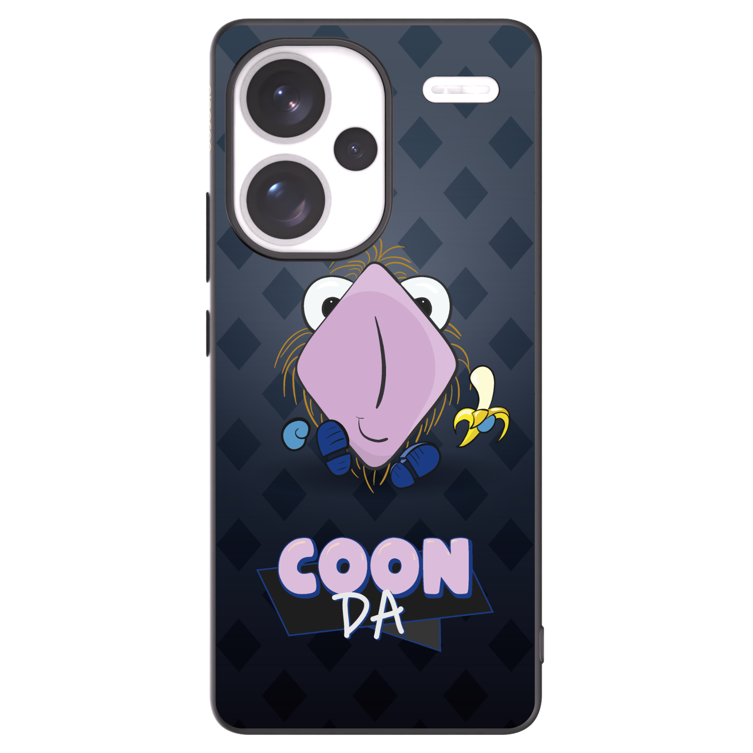 Picasee silikonový černý obal pro Xiaomi Redmi Note 13 Pro+ 5G - COONDA chlupatka - tmavá