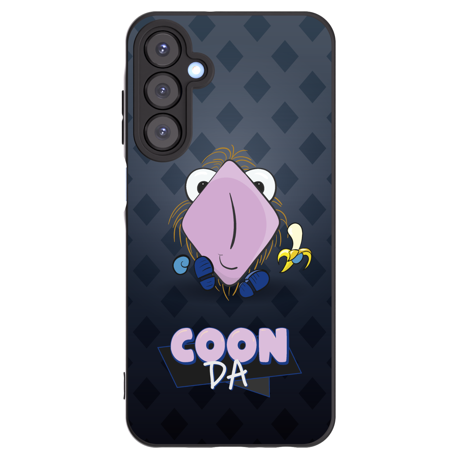 Picasee silikonový černý obal pro Samsung Galaxy A25 A256B 5G - COONDA chlupatka - tmavá