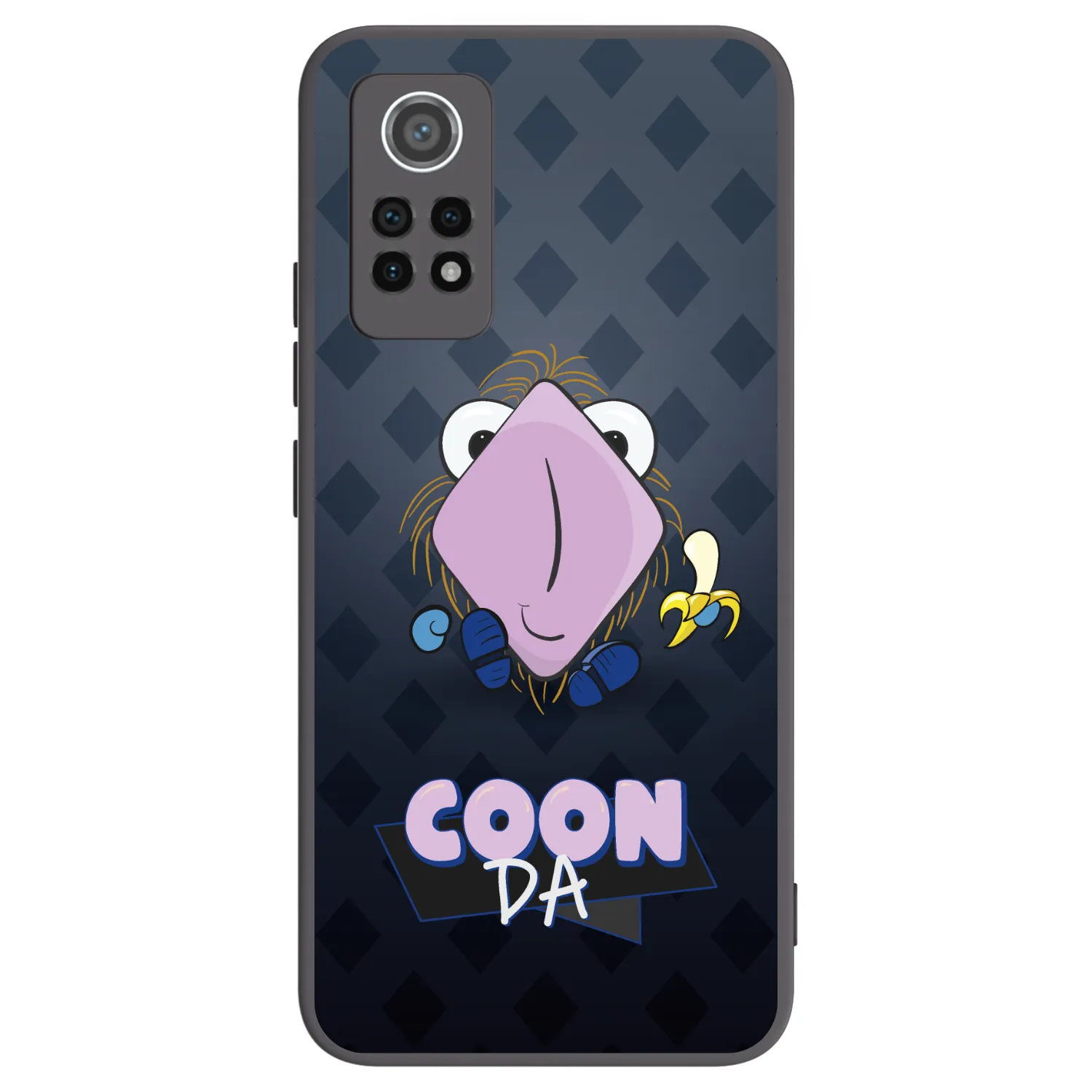 Picasee silikonový černý obal pro Xiaomi Redmi Note 12 Pro 4G - COONDA chlupatka - tmavá