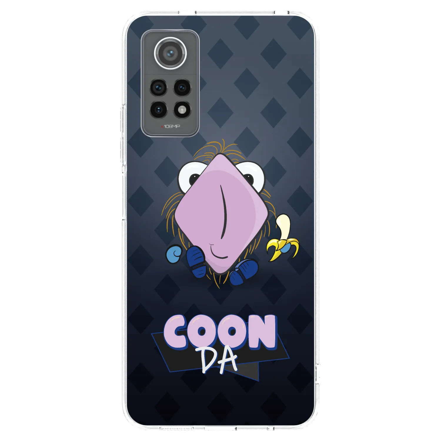 Picasee silikonový průhledný obal pro Xiaomi Redmi Note 12 Pro 4G - COONDA chlupatka - tmavá
