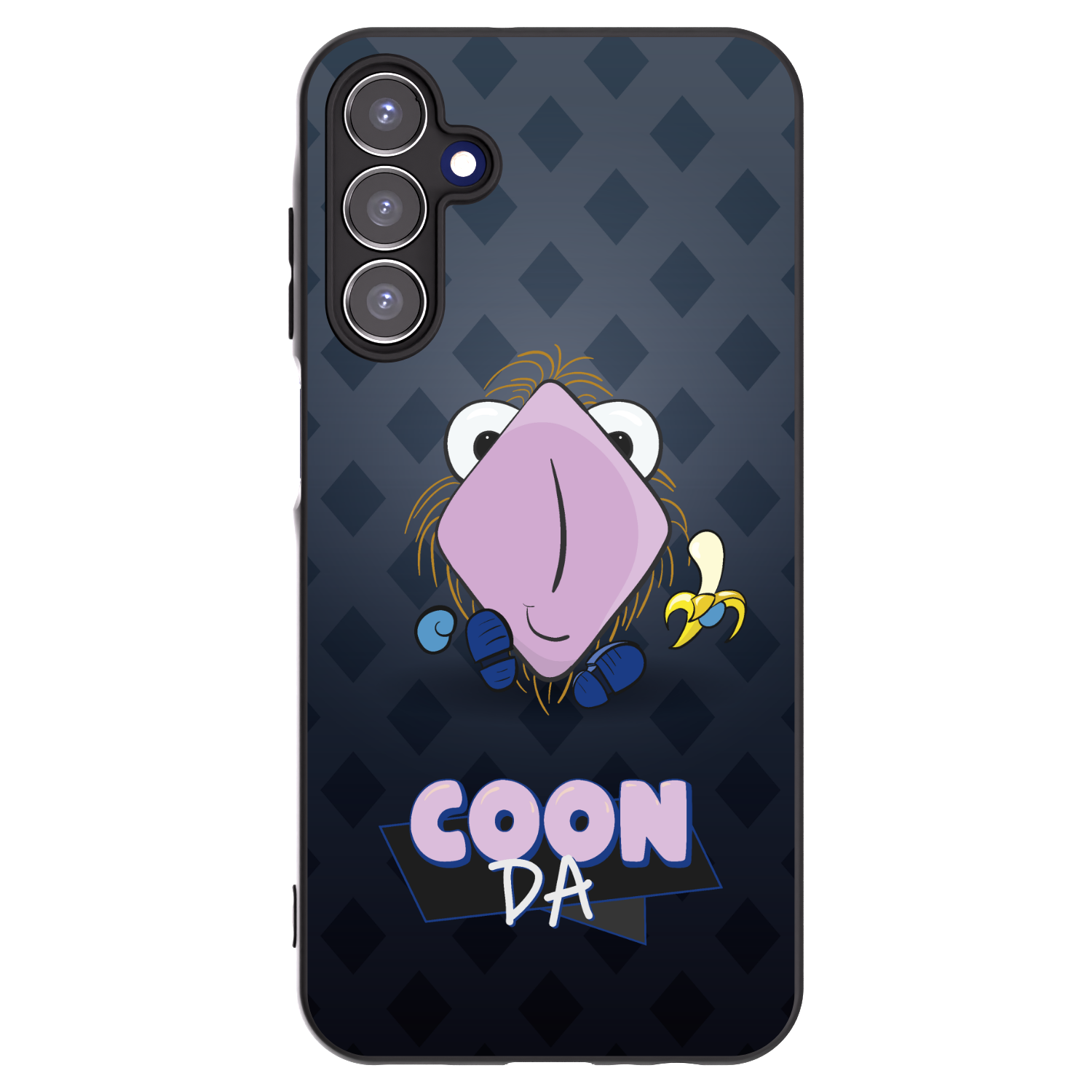 Picasee silikonový černý obal pro Samsung Galaxy A15 A155F 4G - COONDA chlupatka - tmavá