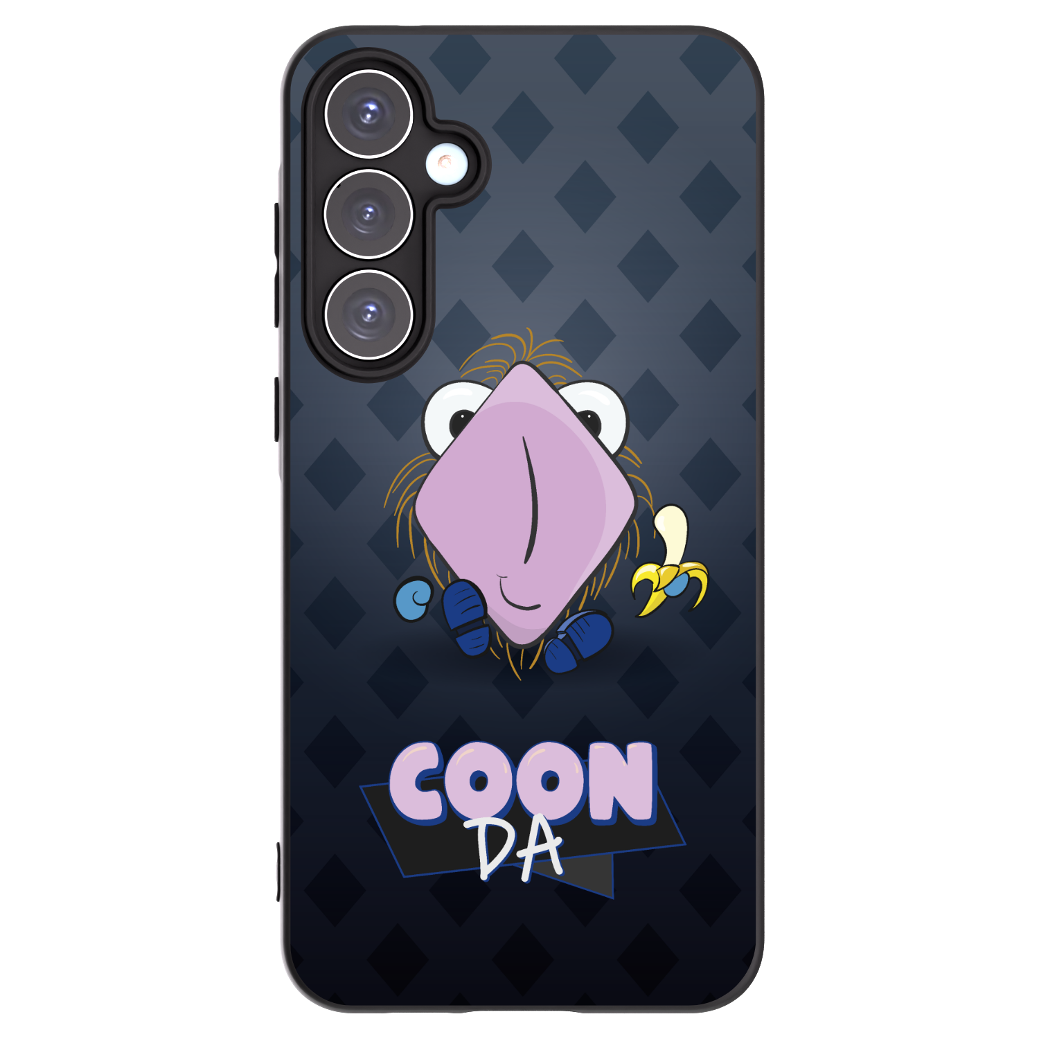 Picasee silikonový černý obal pro Samsung Galaxy A55 5G A556B - COONDA chlupatka - tmavá