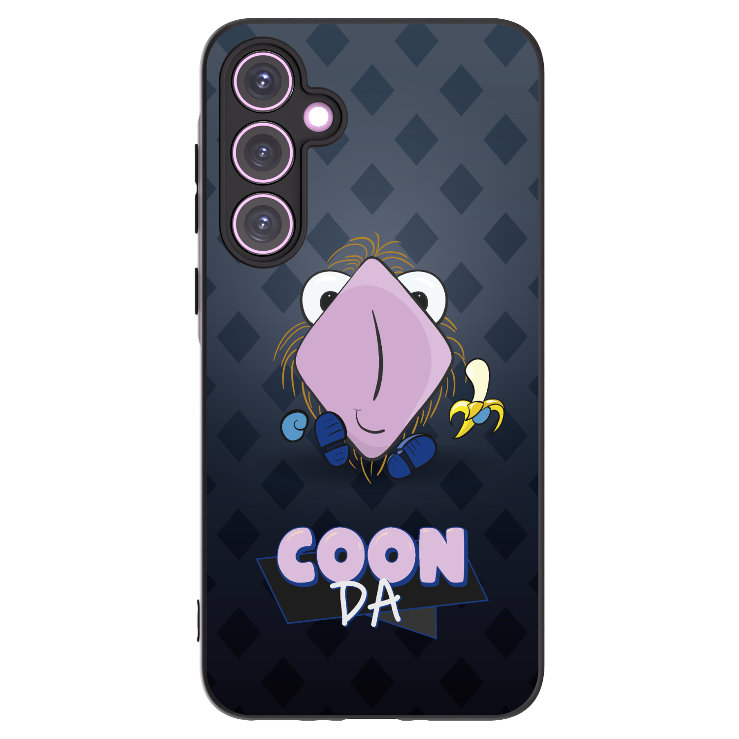 Picasee silikonový černý obal pro Samsung Galaxy A35 5G A356B - COONDA chlupatka - tmavá