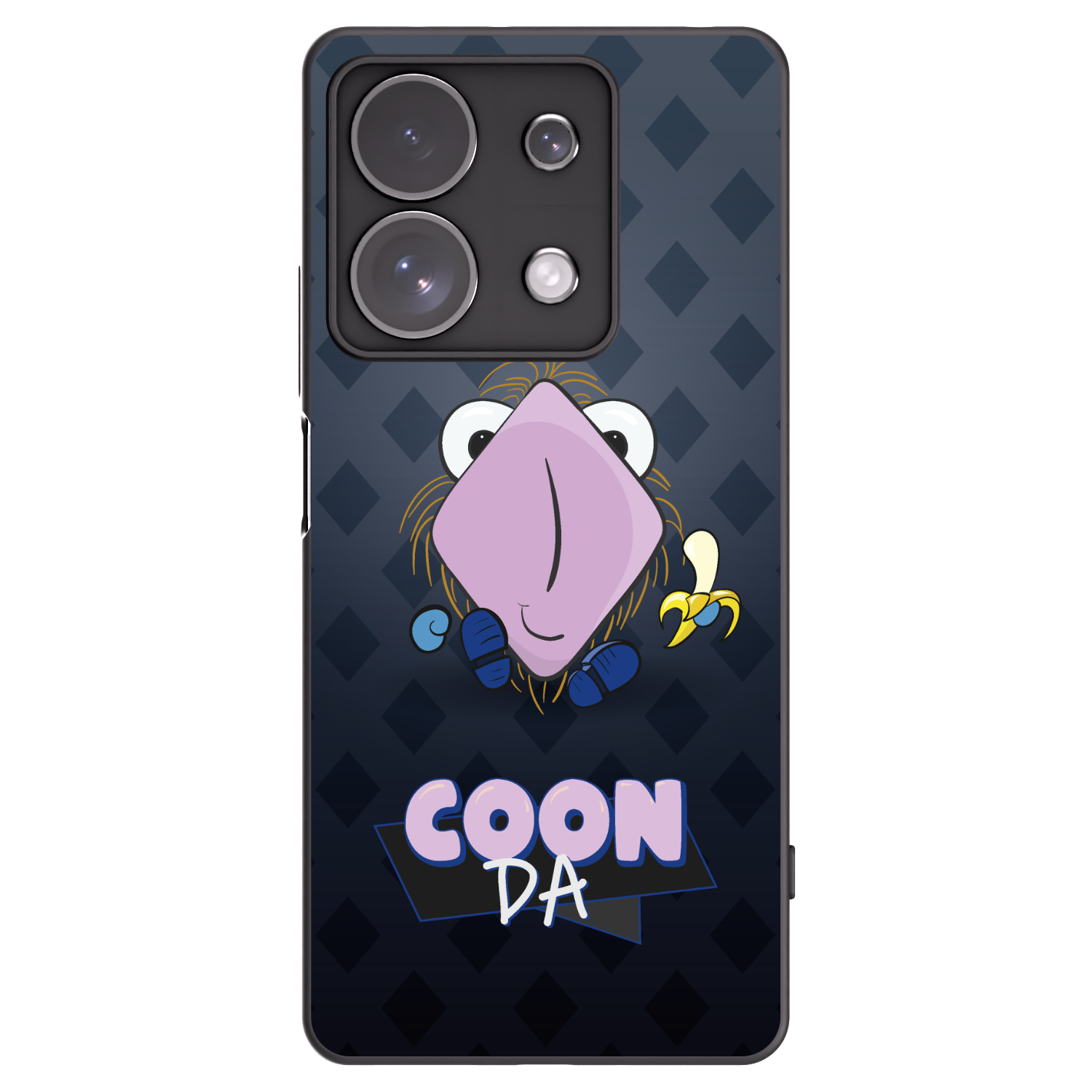 Picasee silikonový černý obal pro Xiaomi Redmi Note 13 Pro 4G - COONDA chlupatka - tmavá