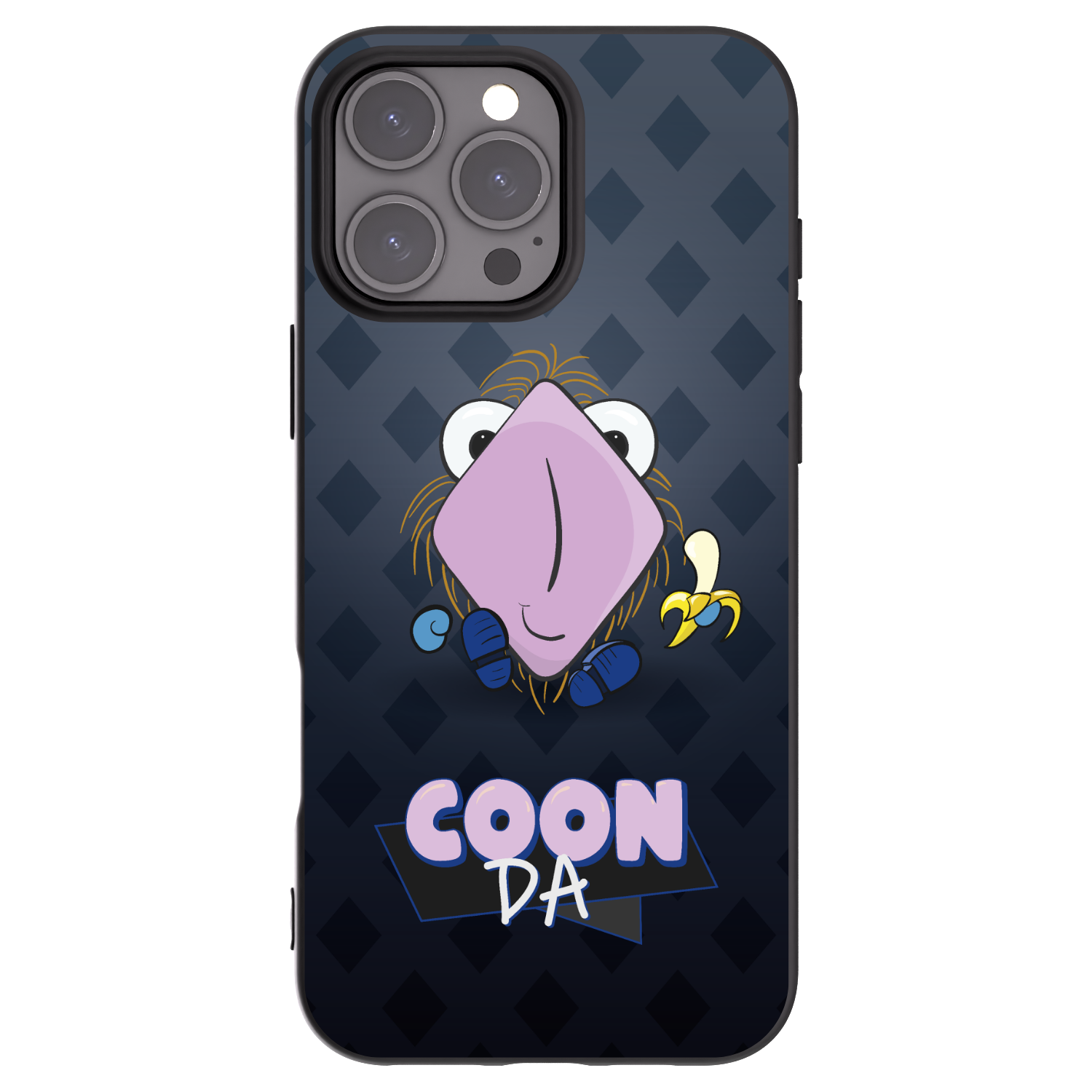 Picasee silikonový černý obal pro Apple iPhone 16 Pro Max - COONDA chlupatka - tmavá