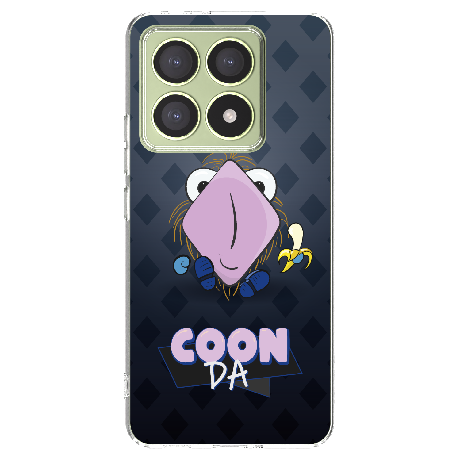 Picasee silikonový průhledný obal pro Xiaomi 14T - COONDA chlupatka - tmavá