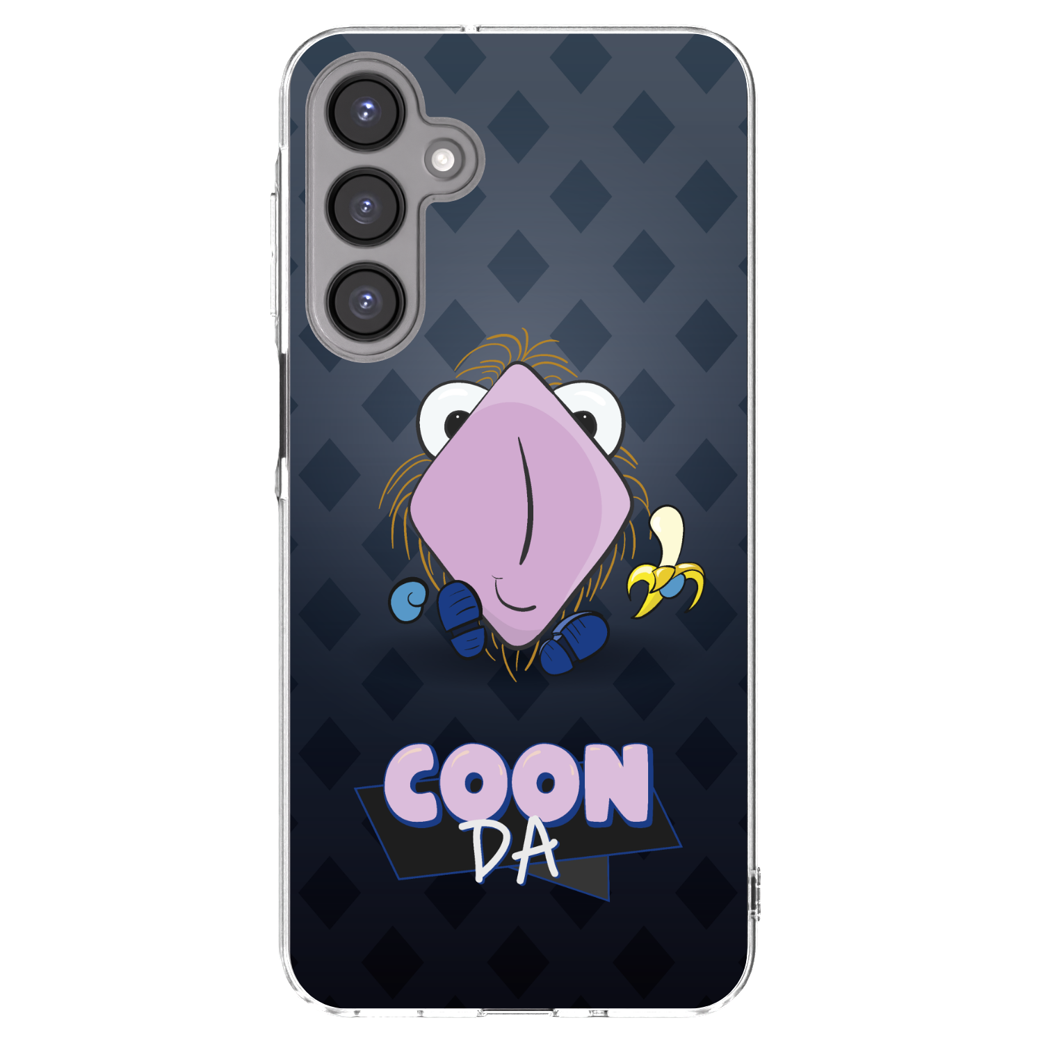 Picasee silikonový průhledný obal pro Samsung Galaxy A16 5G - COONDA chlupatka - tmavá