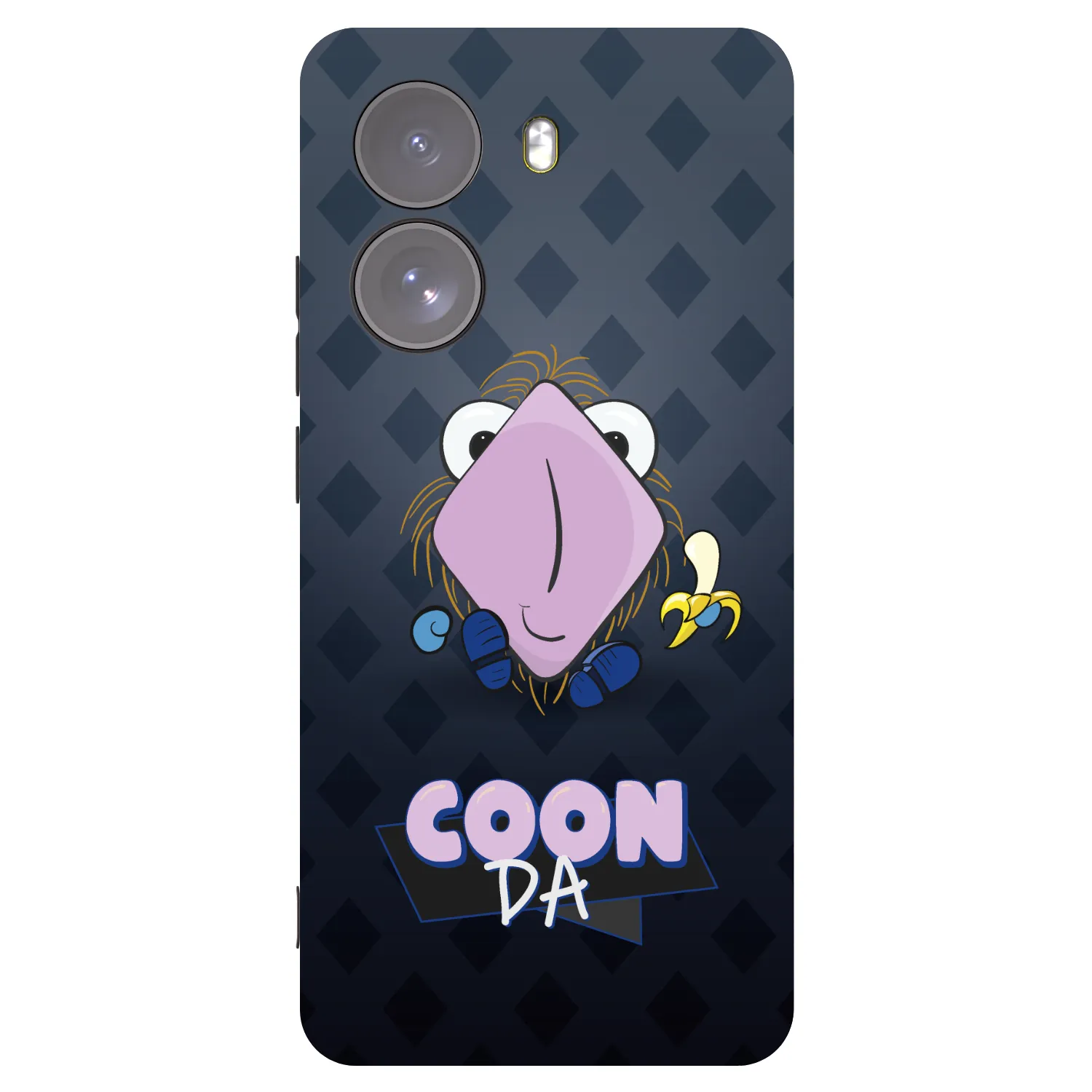 Picasee silikonový černý obal pro Xiaomi Poco X7 - COONDA chlupatka - tmavá