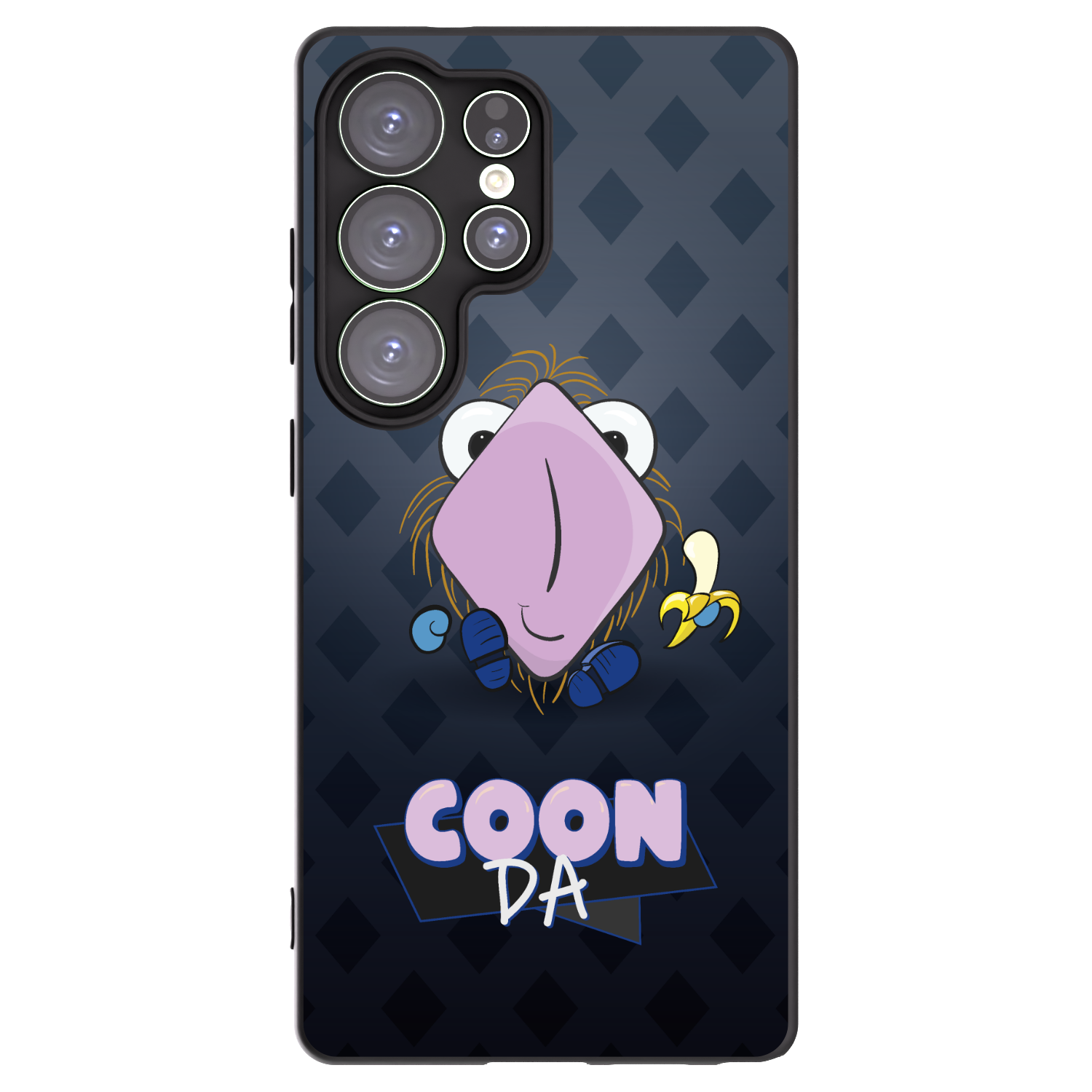 Picasee silikonový černý obal pro Samsung Galaxy S25 Ultra 5G - COONDA chlupatka - tmavá