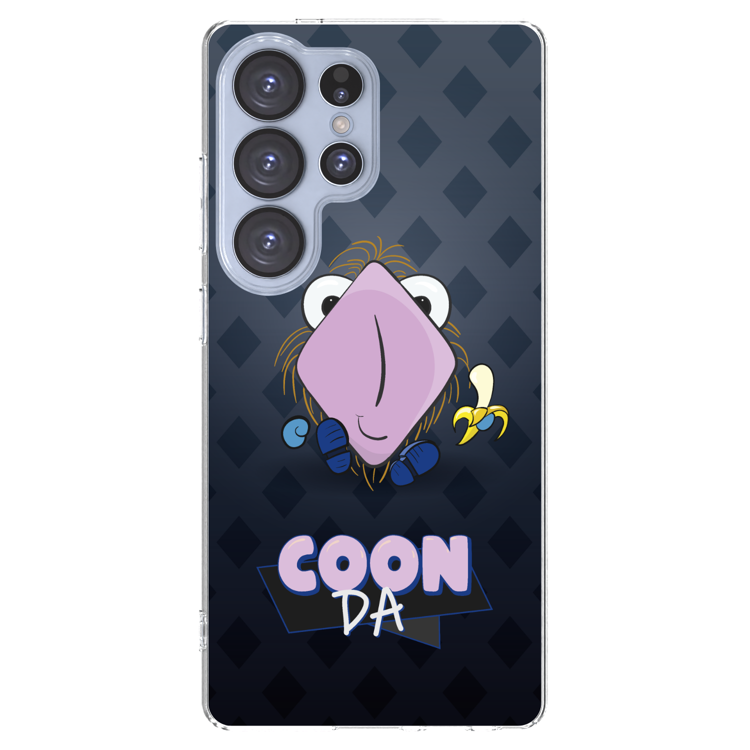 Picasee silikonový průhledný obal pro Samsung Galaxy S25 Ultra 5G - COONDA chlupatka - tmavá