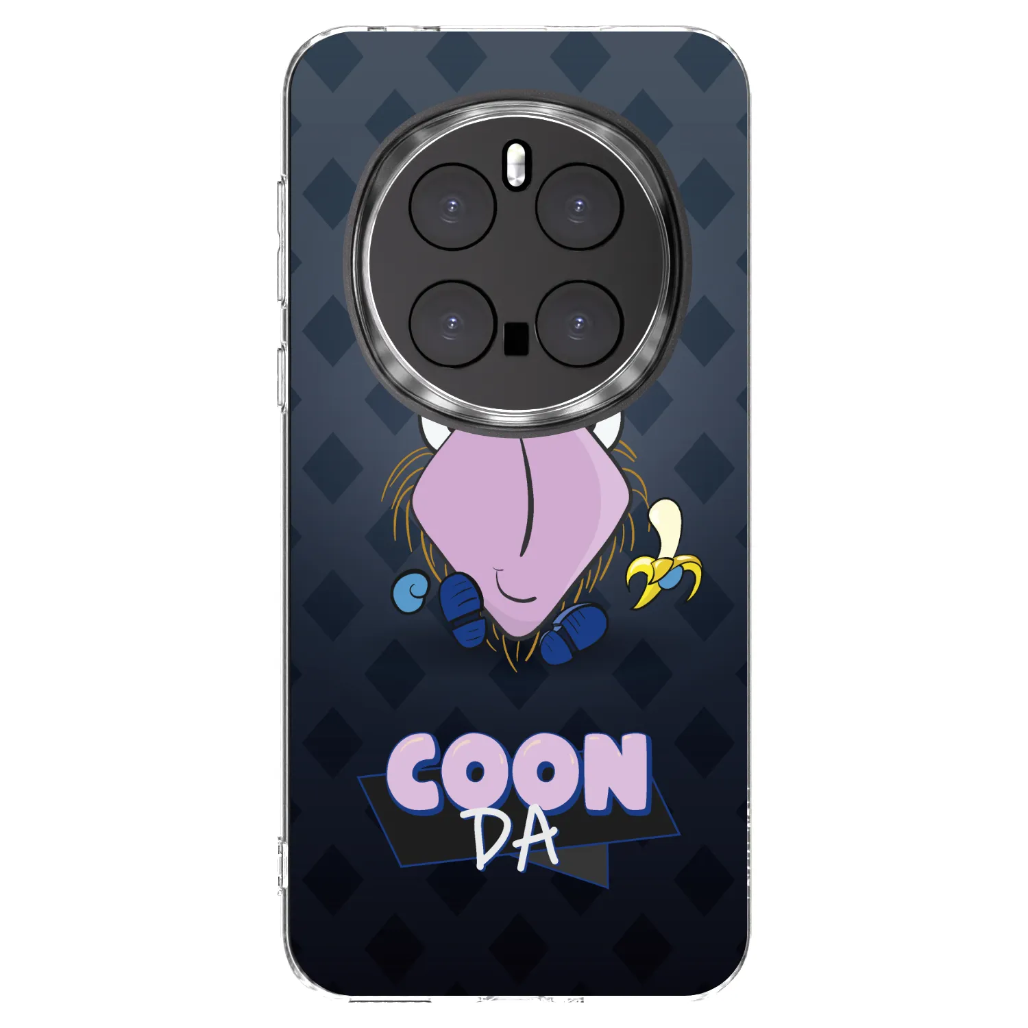 Picasee silikonový průhledný obal pro Honor Magic7 Pro 5G - COONDA chlupatka - tmavá