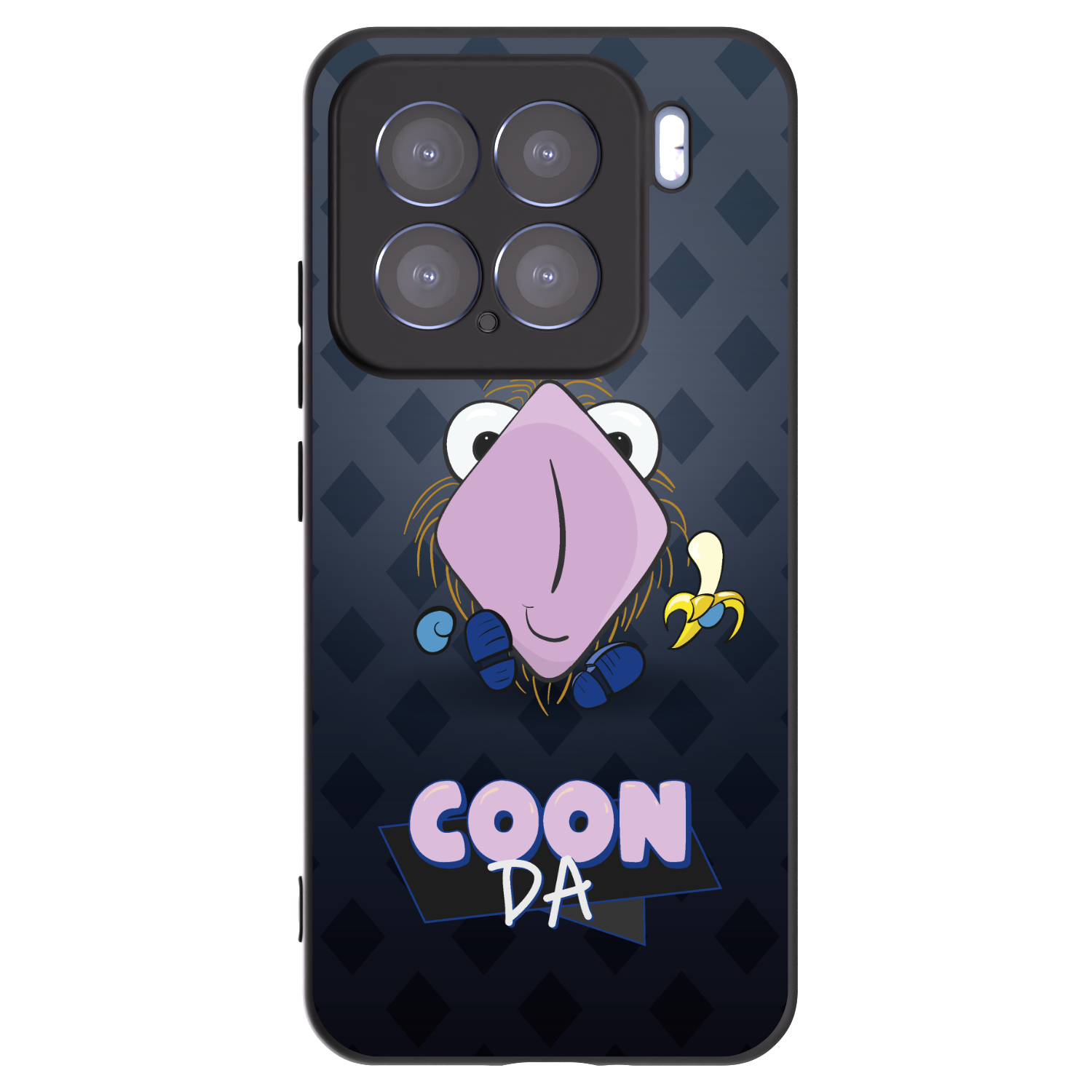 Picasee silikonový černý obal pro Xiaomi 15 - COONDA chlupatka - tmavá