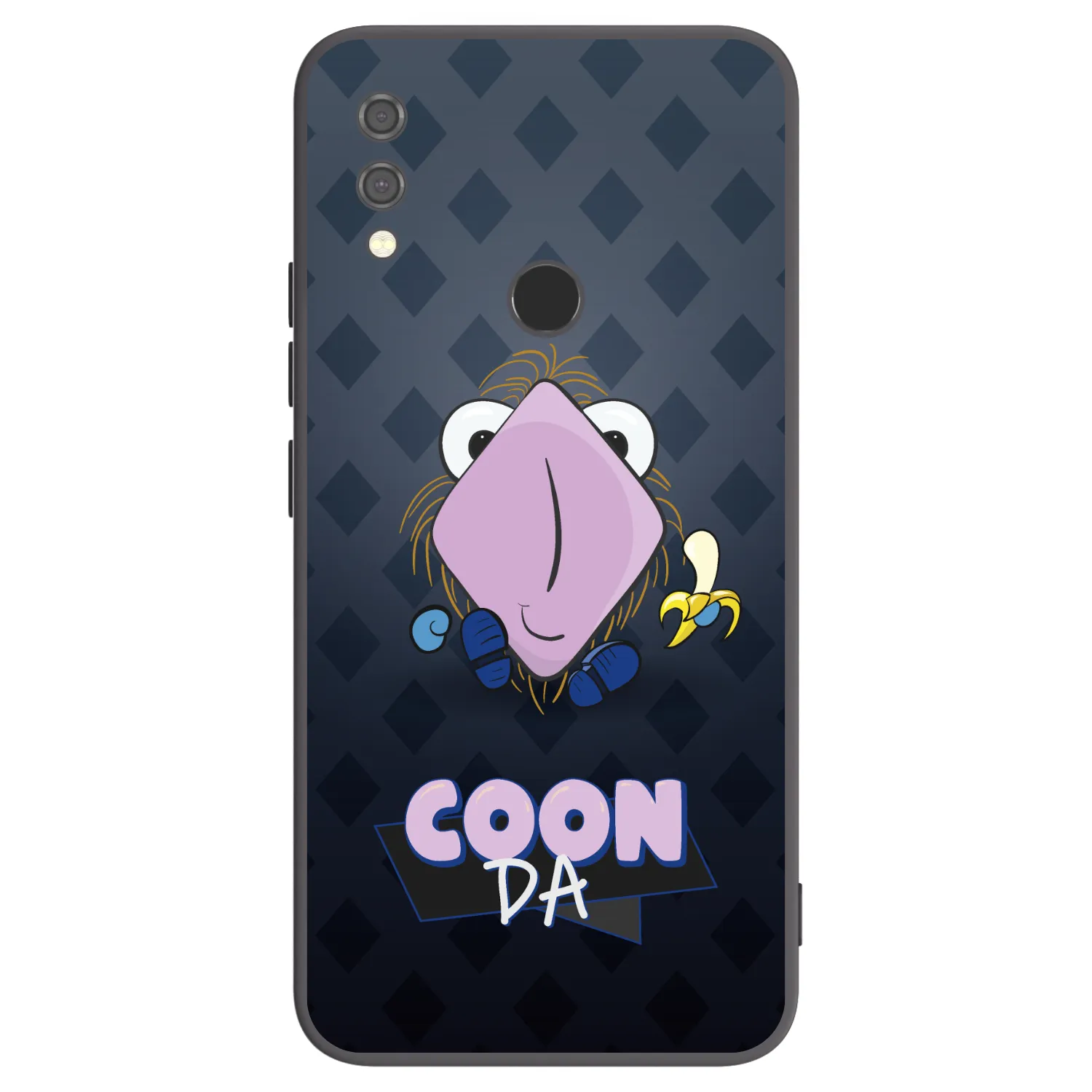 Picasee silikonový černý obal pro Xiaomi Redmi Note 7 - COONDA chlupatka - tmavá