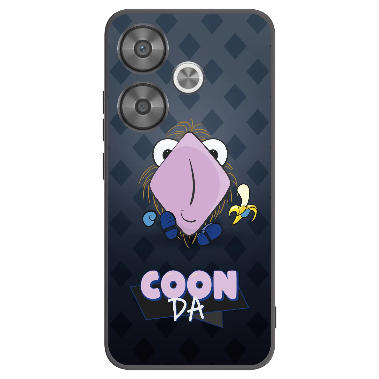 Picasee silikonový černý obal pro Xiaomi Poco F6 - COONDA chlupatka - tmavá