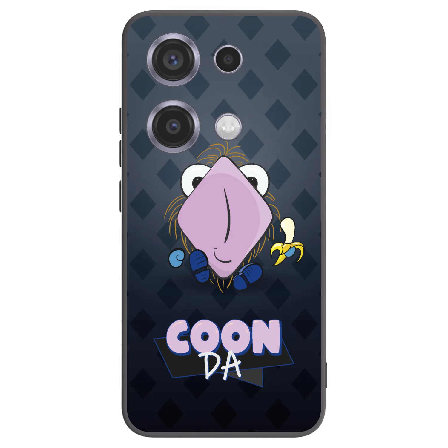 Picasee silikonový černý obal pro Xiaomi Redmi Note 14S - COONDA chlupatka - tmavá