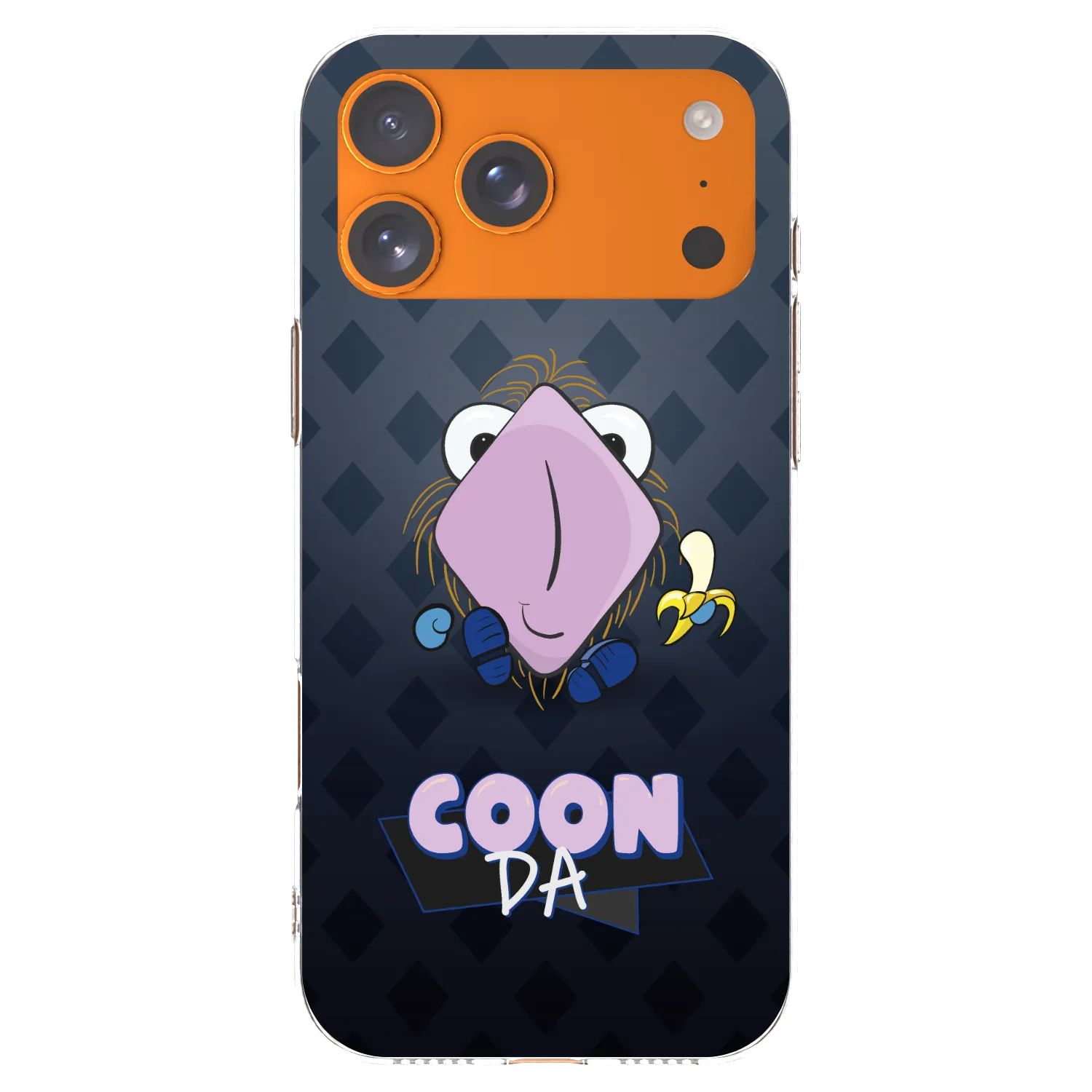 Picasee silikonový průhledný obal pro Apple iPhone 17 Pro Max - COONDA chlupatka - tmavá