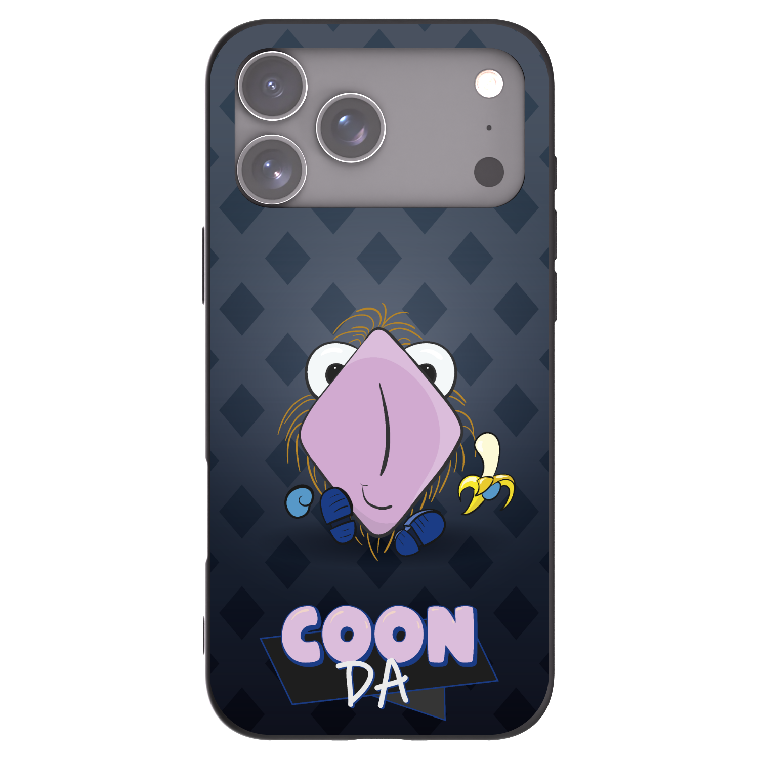 Picasee silikonový černý obal pro Apple iPhone 17 Pro Max - COONDA chlupatka - tmavá