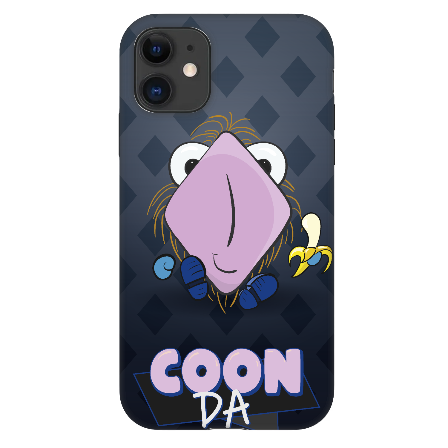 Picasee Fashion Case pro Apple iPhone 11 - COONDA chlupatka - tmavá