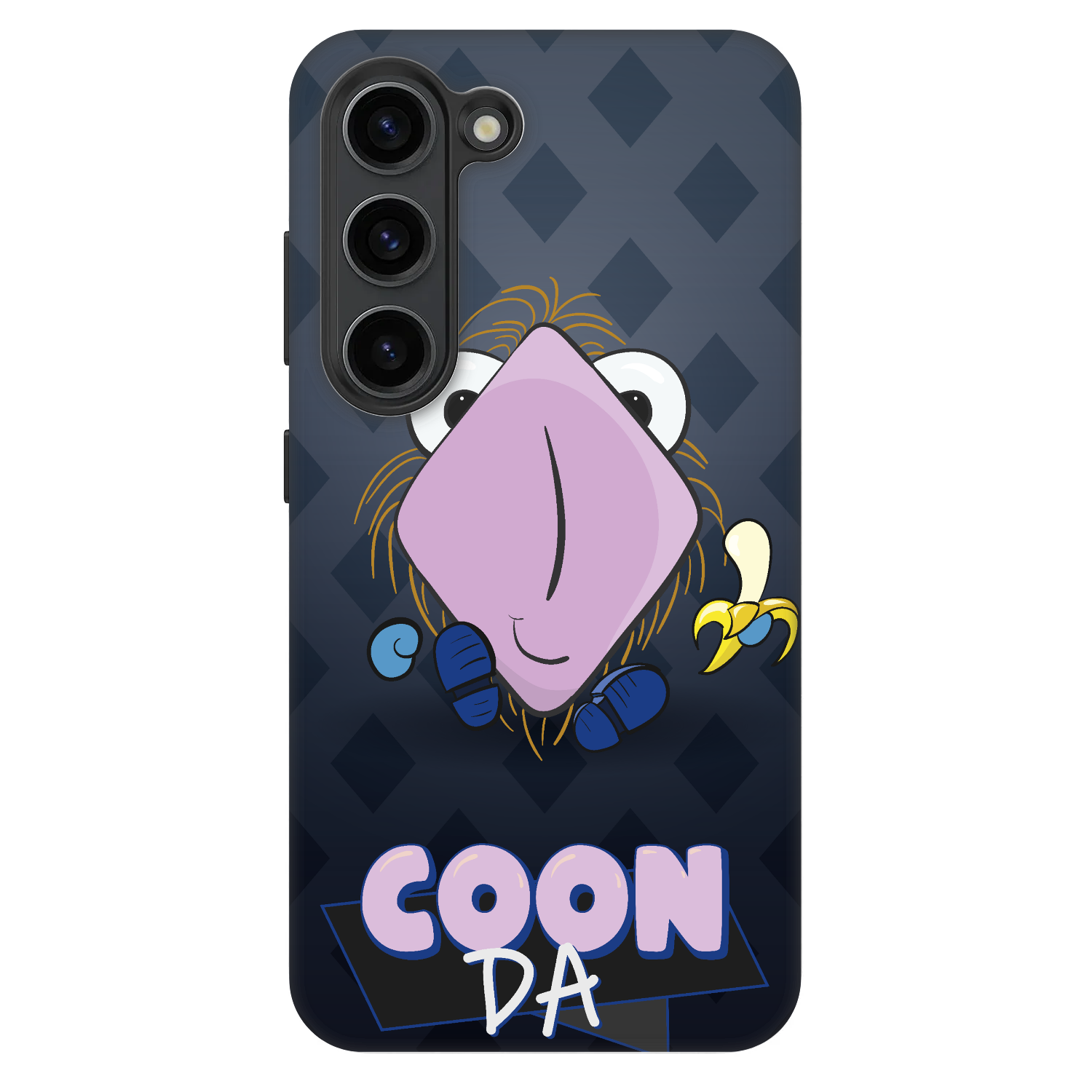 Picasee Fashion Case pro Samsung Galaxy S23 5G - COONDA chlupatka - tmavá