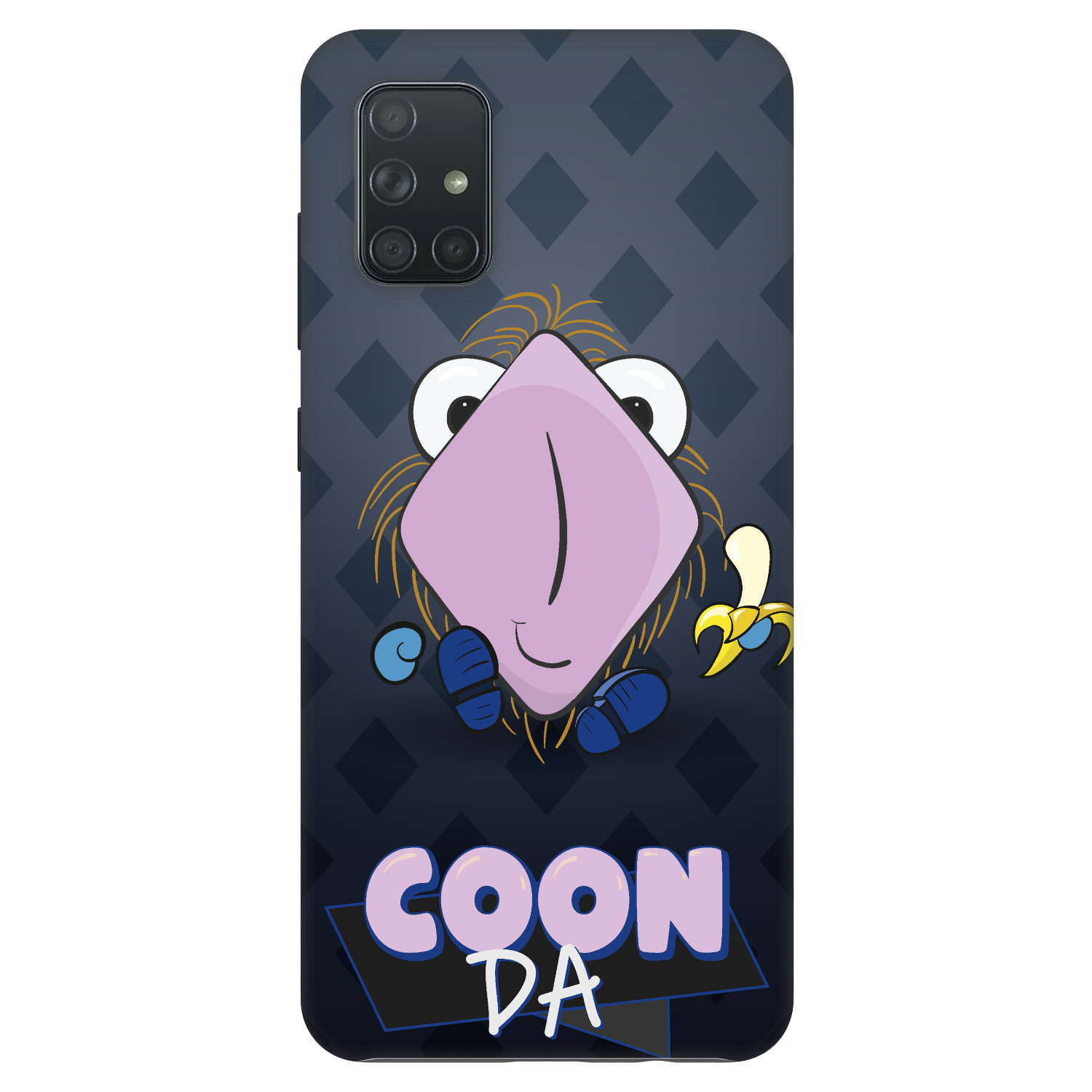 Picasee Fashion Case pro Samsung Galaxy A71 A715F - COONDA chlupatka - tmavá