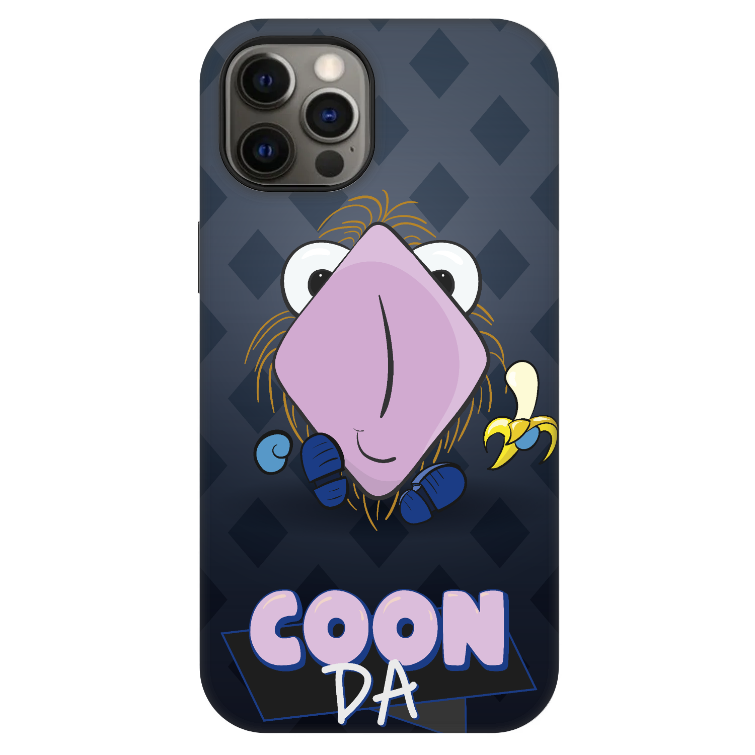 Picasee Fashion Case MagSafe Apple iPhone 12 Pro - COONDA chlupatka - tmavá