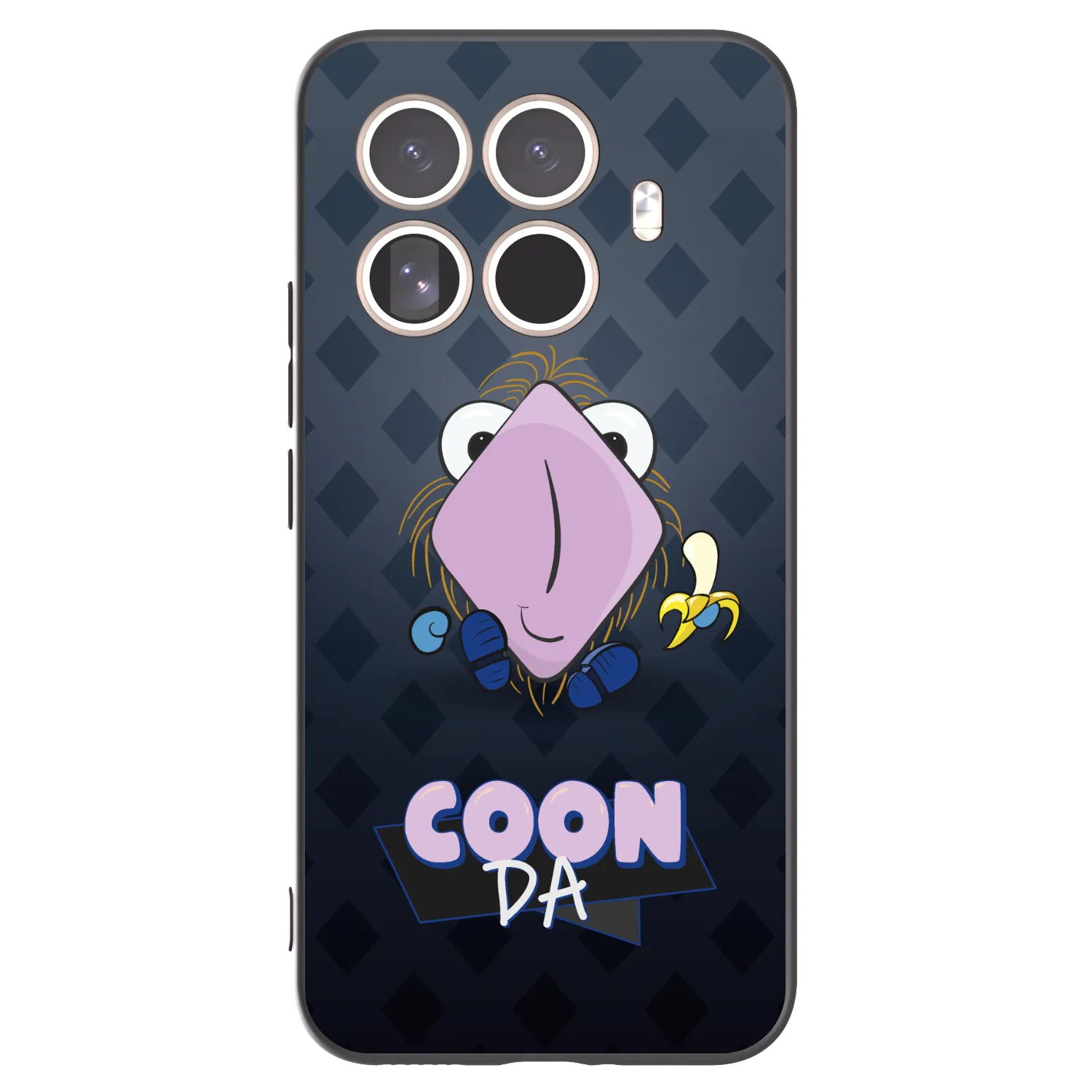 Picasee silikonový černý obal pro Xiaomi 15T Pro - COONDA chlupatka - tmavá