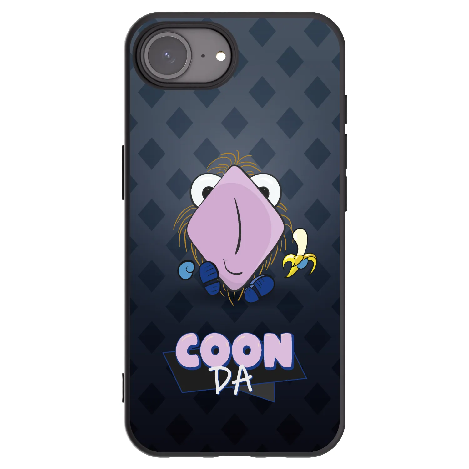 Picasee silikonový černý obal pro Apple iPhone 17e - COONDA chlupatka - tmavá