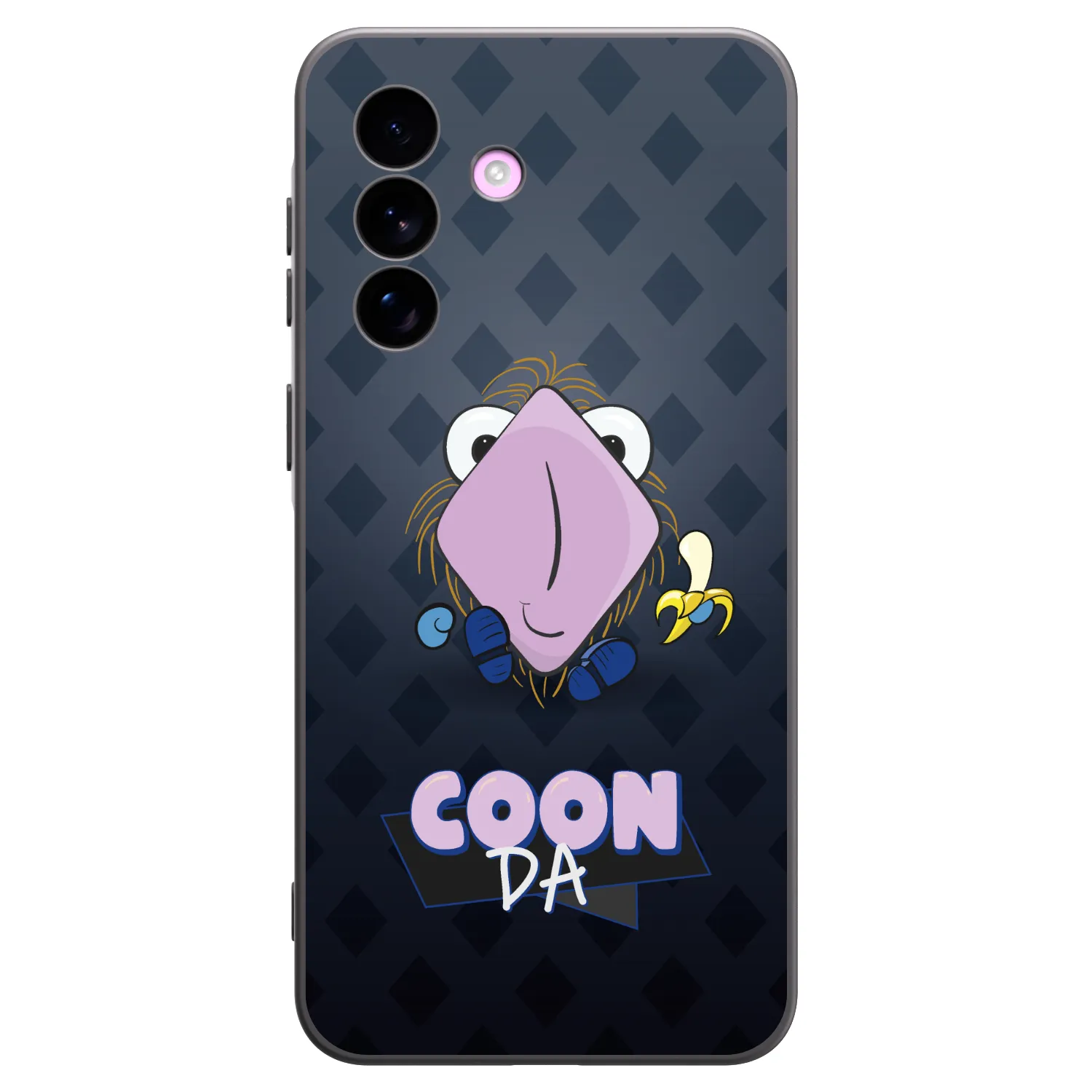 Picasee silikonový černý obal pro Samsung Galaxy A57 5G - COONDA chlupatka - tmavá