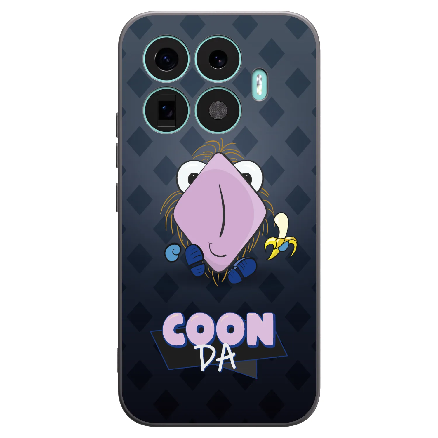 Picasee silikonový černý obal pro Xiaomi 17T - COONDA chlupatka - tmavá