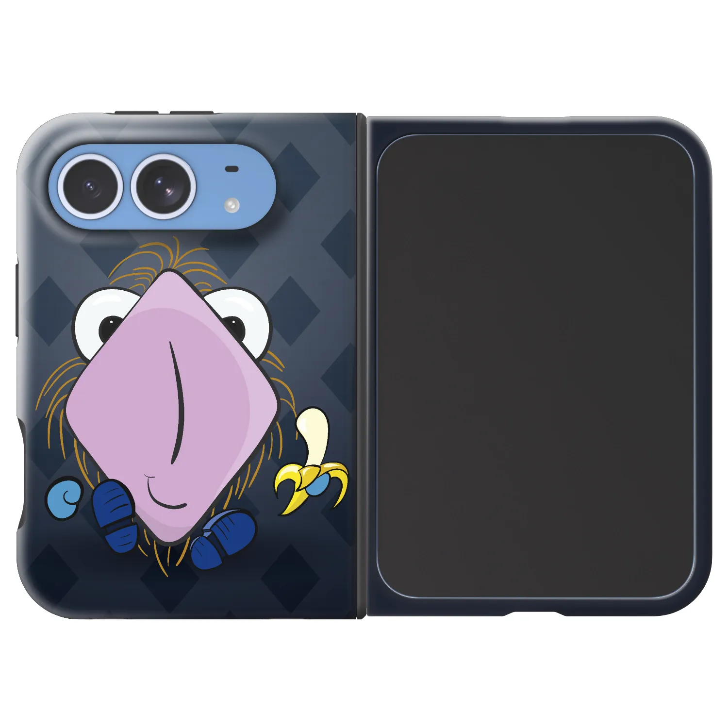 Picasee Fashion Case MagSafe Apple iPhone Duo - COONDA chlupatka - tmavá