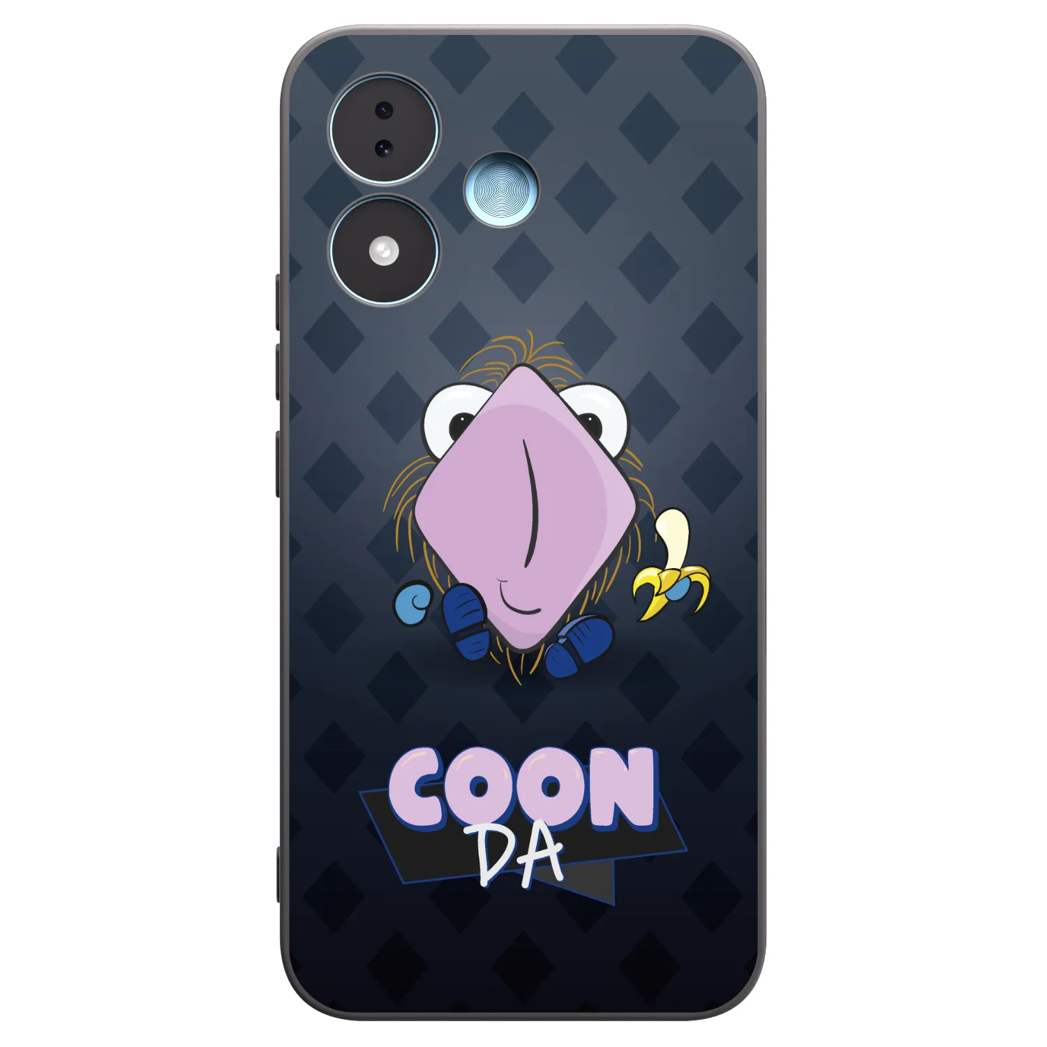 Picasee silikonový černý obal pro Xiaomi Redmi Note 17 5G - COONDA chlupatka - tmavá