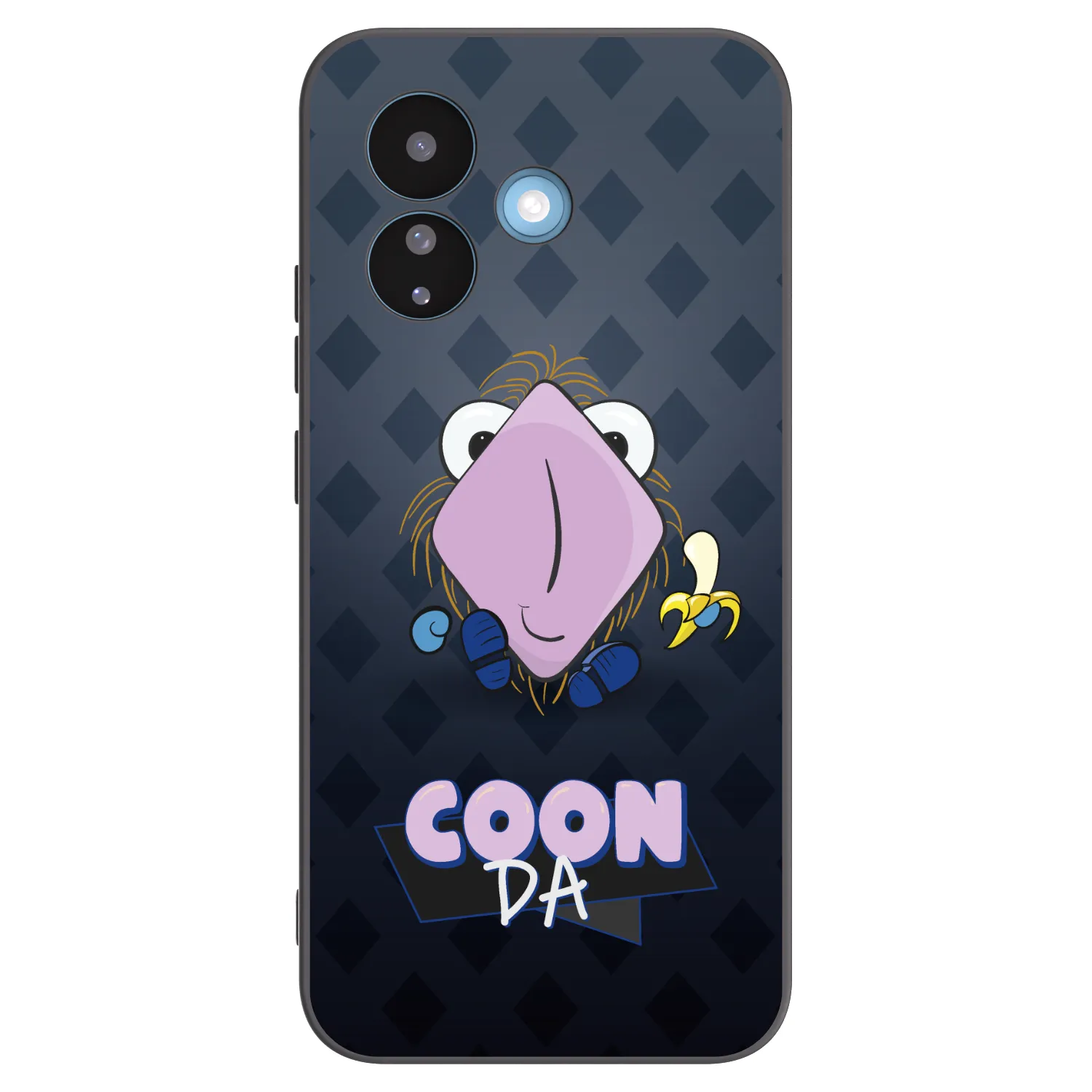 Picasee silikonový černý obal pro Xiaomi Redmi Note 17 Pro 5G - COONDA chlupatka - tmavá