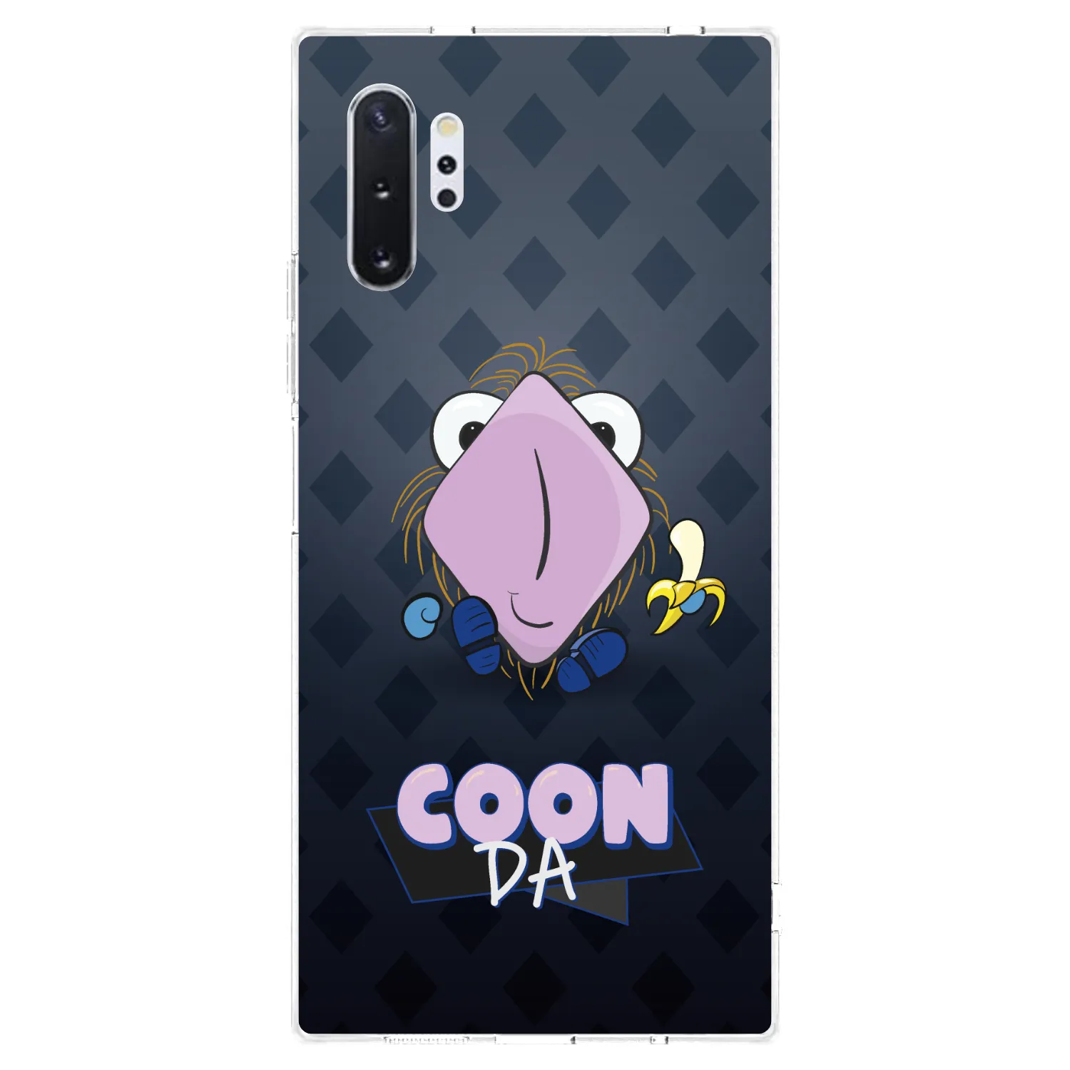 Picasee silikonový průhledný obal pro Samsung Galaxy Note 10+ N975F - COONDA chlupatka - tmavá