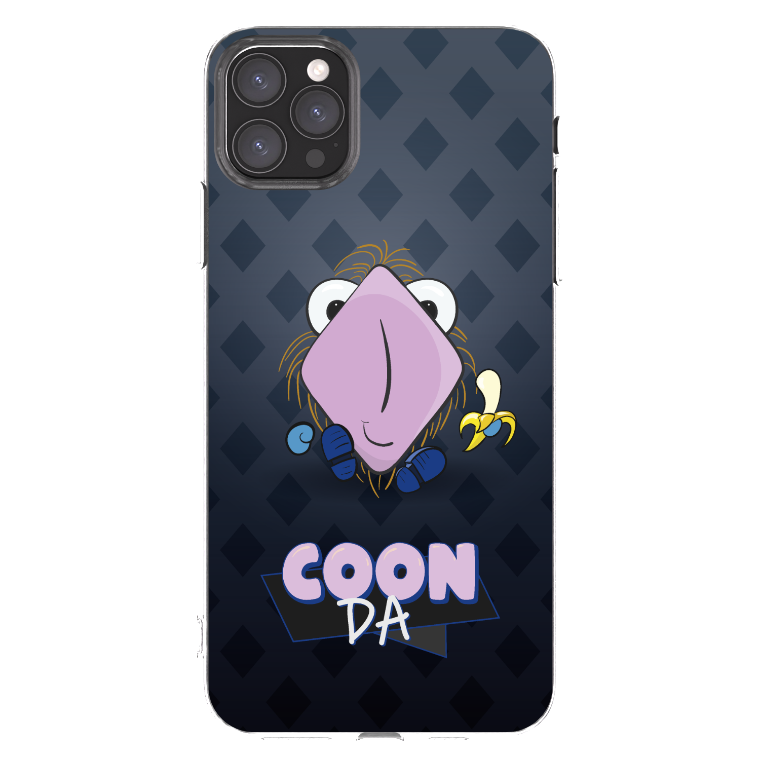 Picasee silikonový průhledný obal pro Apple iPhone 11 Pro Max - COONDA chlupatka - tmavá