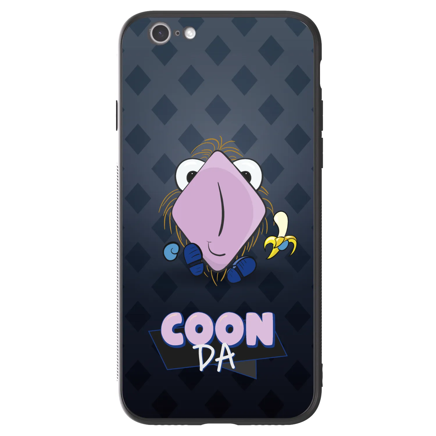 Picasee ULTIMATE CASE pro Apple iPhone 6/6S - COONDA chlupatka - tmavá