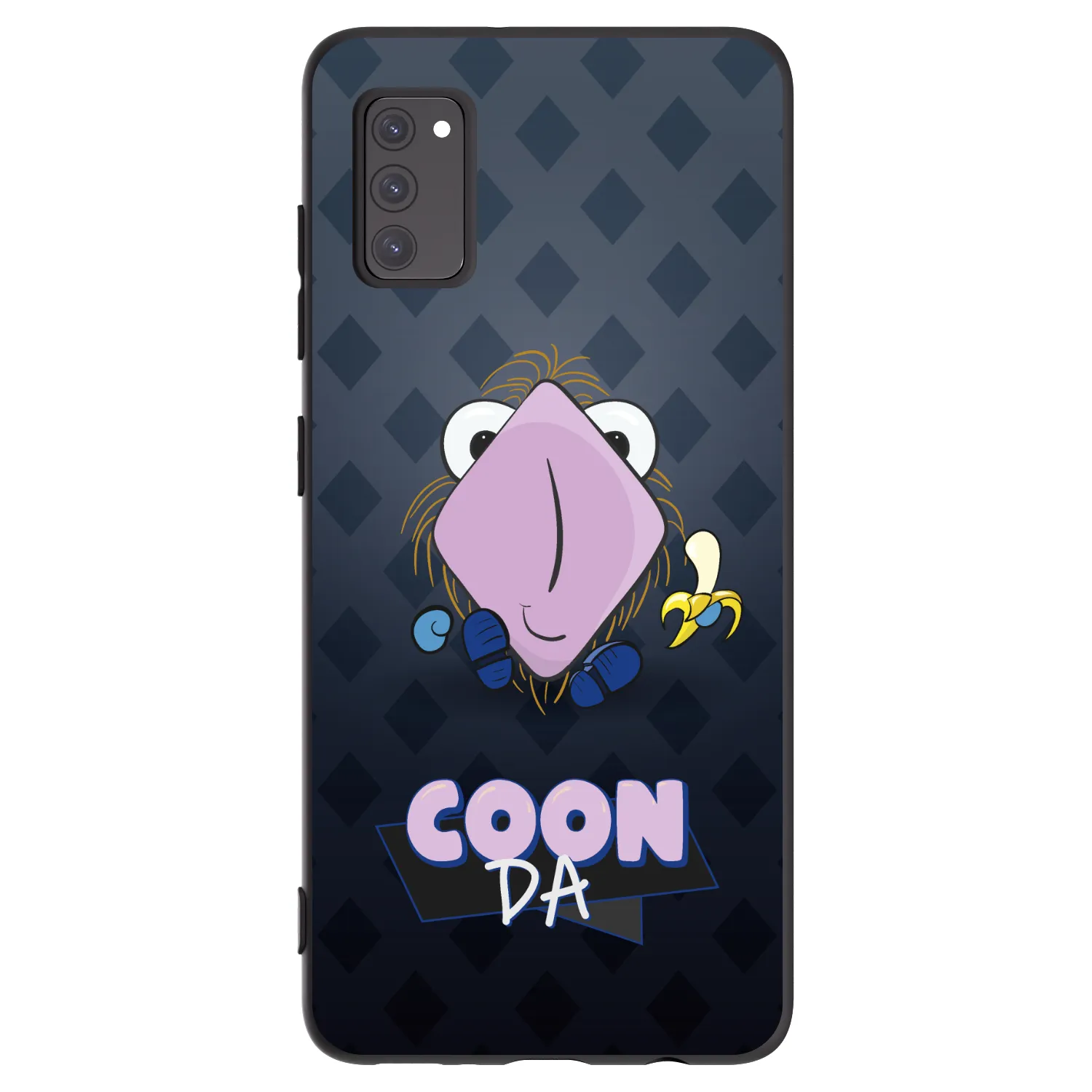 Picasee silikonový černý obal pro Samsung Galaxy A41 A415F - COONDA chlupatka - tmavá