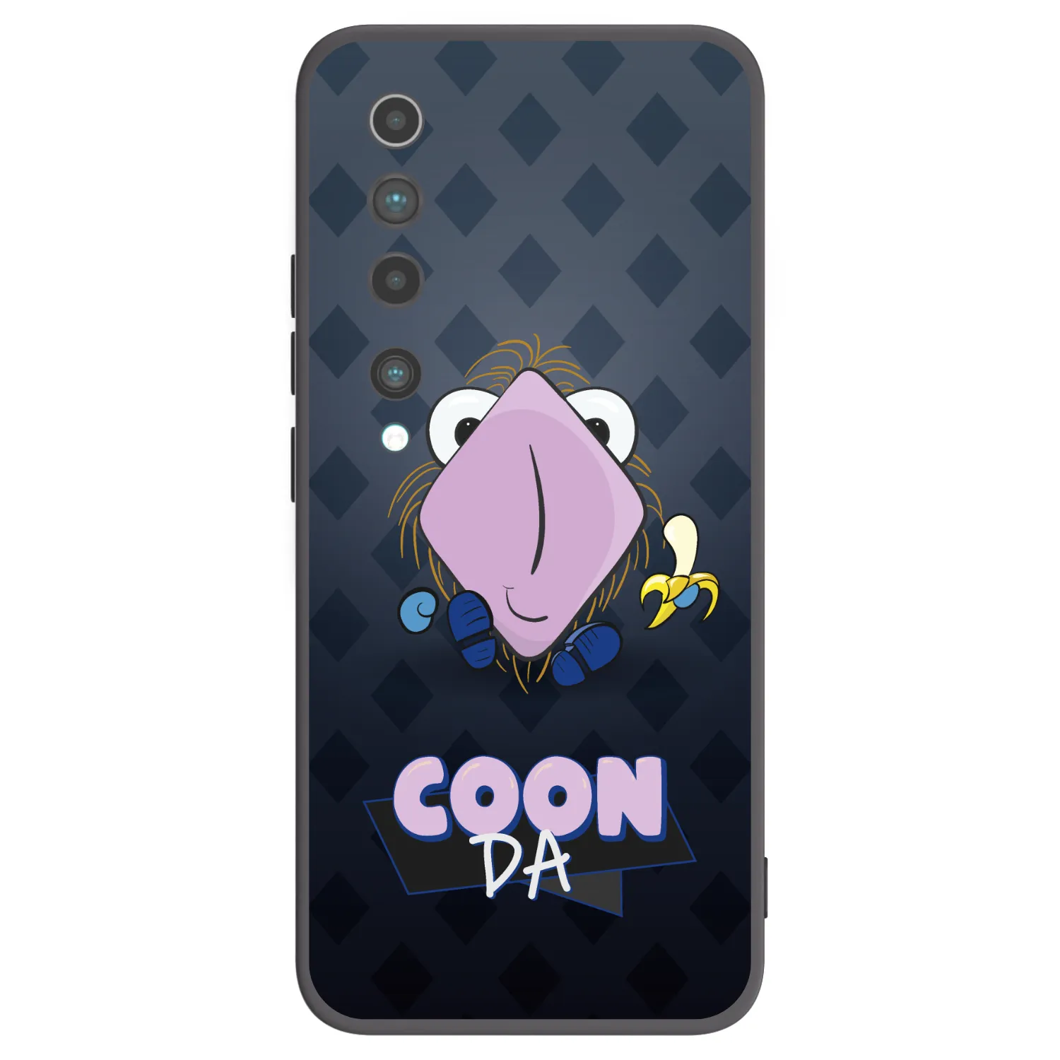 Picasee silikonový černý obal pro Xiaomi Mi 10 - COONDA chlupatka - tmavá