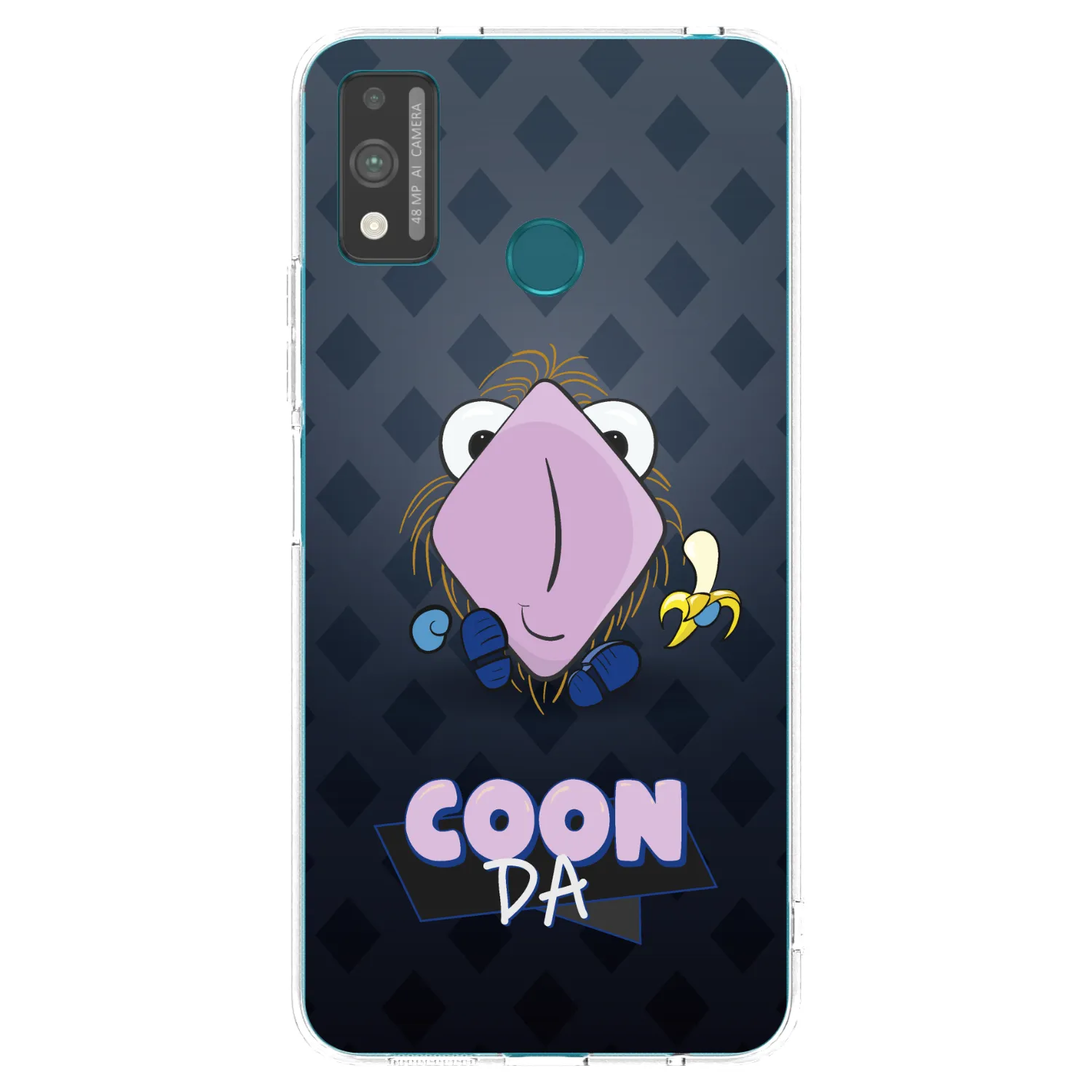 Picasee silikonový průhledný obal pro Honor 9X Lite - COONDA chlupatka - tmavá