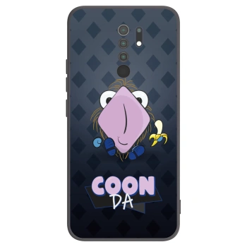 Picasee silikonový černý obal pro Xiaomi Redmi 9 - COONDA chlupatka - tmavá