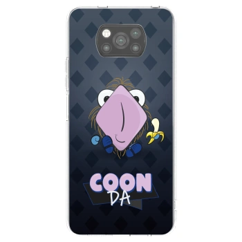 Picasee silikonový černý obal pro Xiaomi Poco X3 - COONDA chlupatka - tmavá