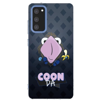 Picasee silikonový průhledný obal pro Samsung Galaxy S20 FE - COONDA chlupatka - tmavá